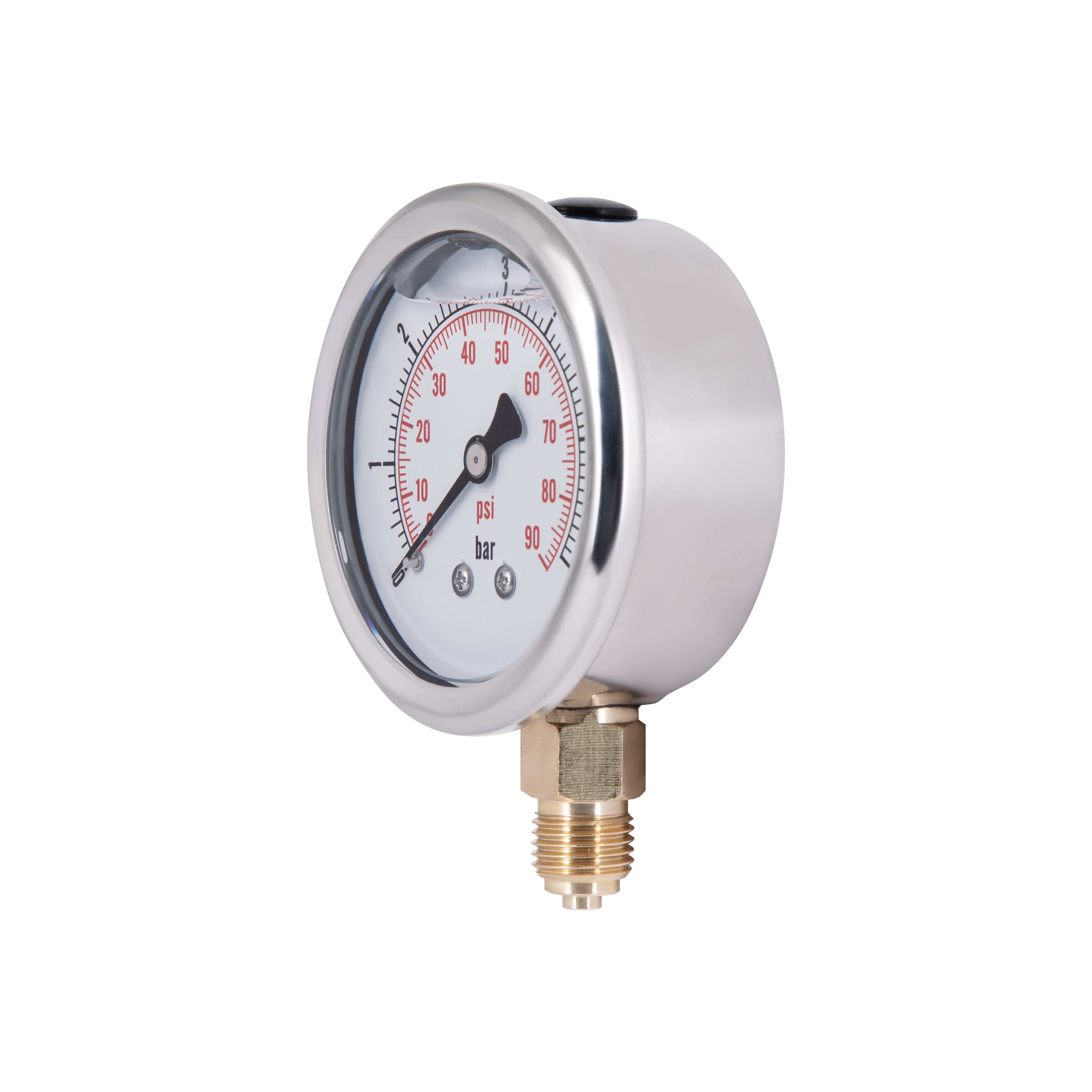 Манометр із гліцерином Thermo Alliancе Forte 6 бар, 1/4"З, нижнє підключення TAF170G6B