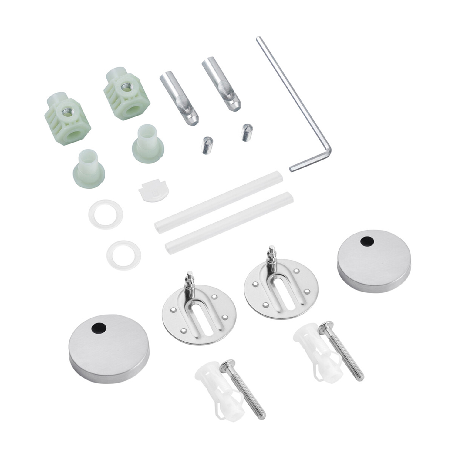 Комплект 4 в 1: Інсталяція Grohe Solido 2 в 1 38971000 + Панель змиву для унітаза Grohe Even 389662430 + Унітаз підвісний безобідковий Kroner Armada WHI513636 RIMLESS з сидінням Slim Duroplast / Soft-close / Quick relase KA513636WHIR (38971966243KA51R)