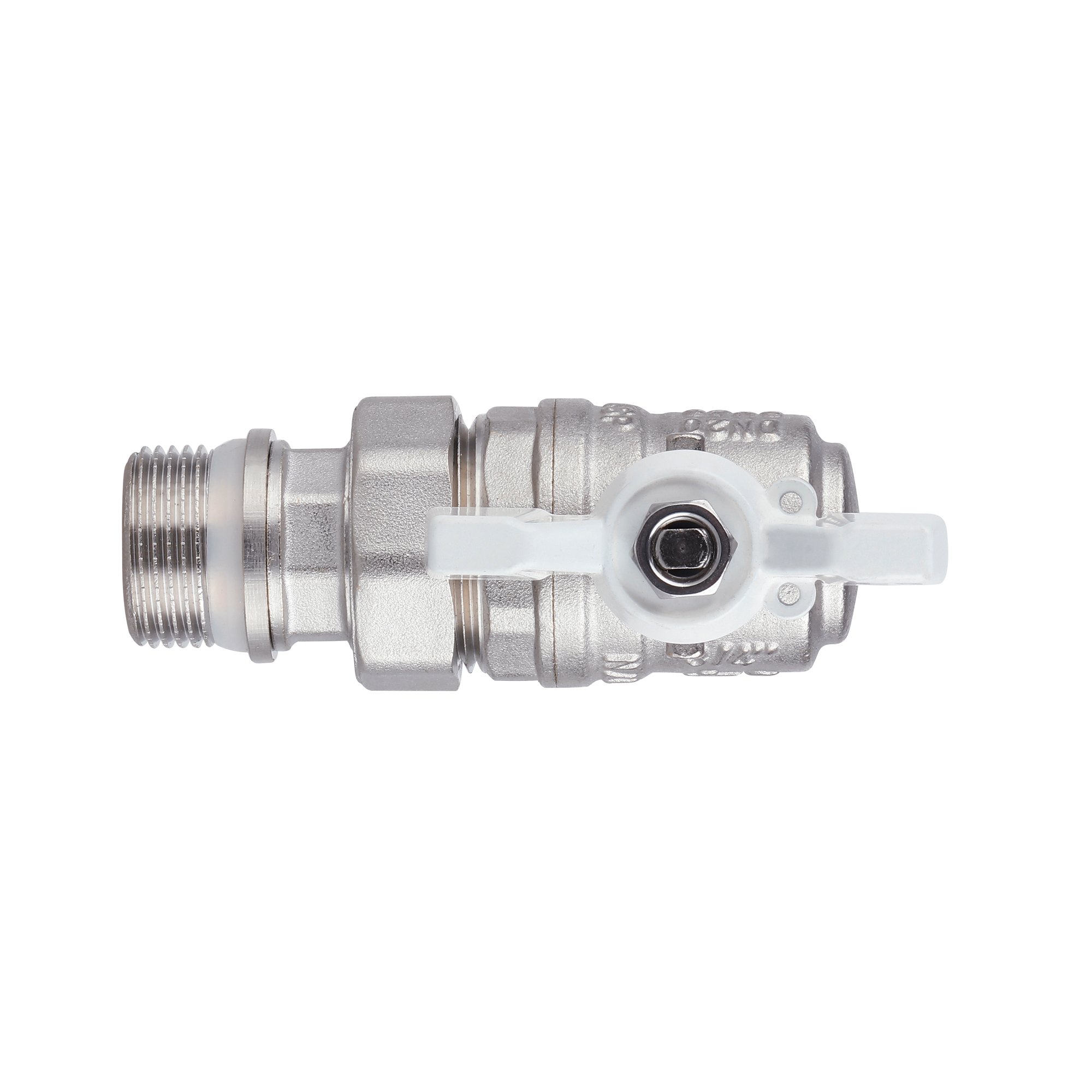 Кран кульовий "Американка" Thermo Alliance Forte 3/4" з антипротіканням кутовий SF223W20