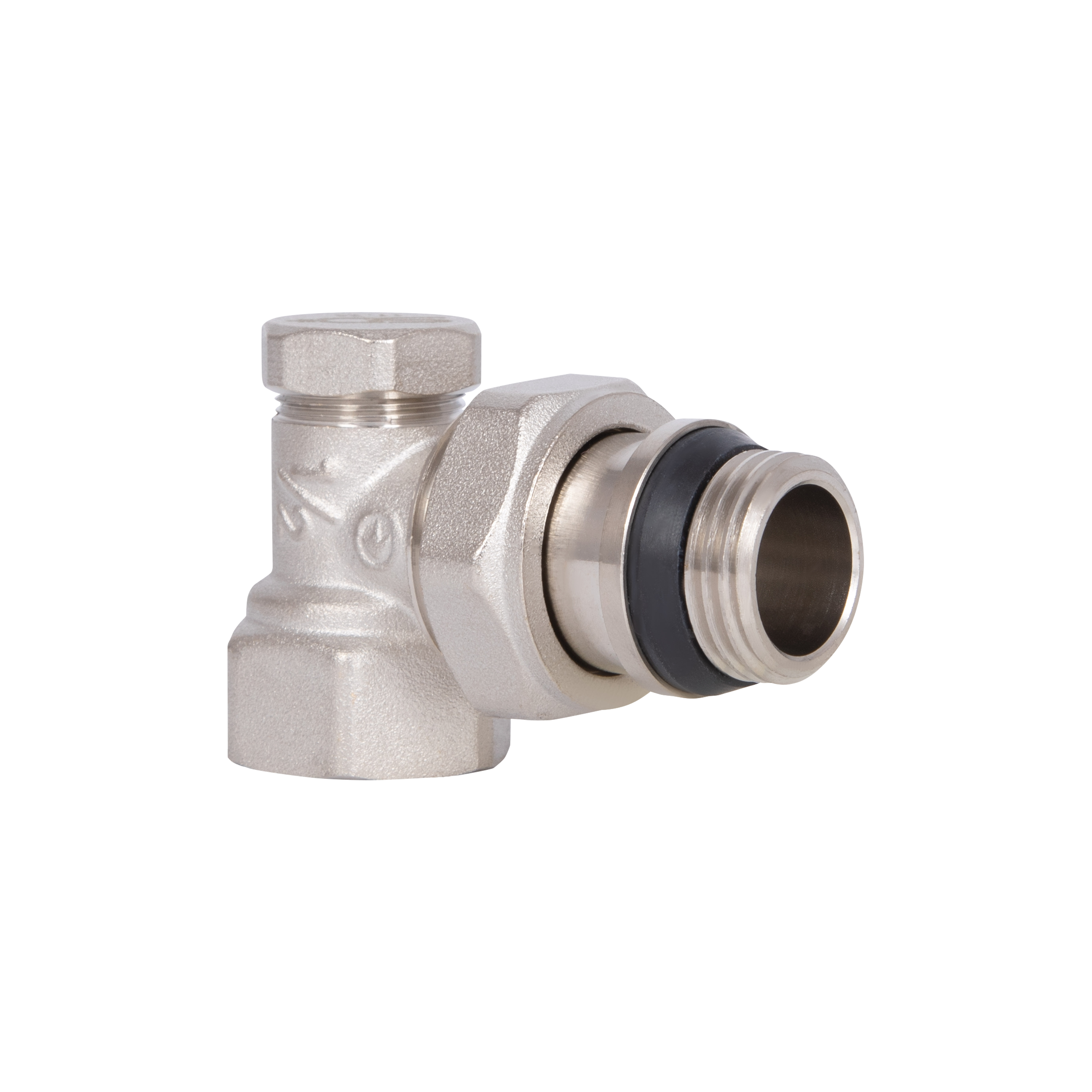 Кран радіаторний Thermo Alliance Base 1/2" ВЗ з антипротіканням кутовий SD229W15
