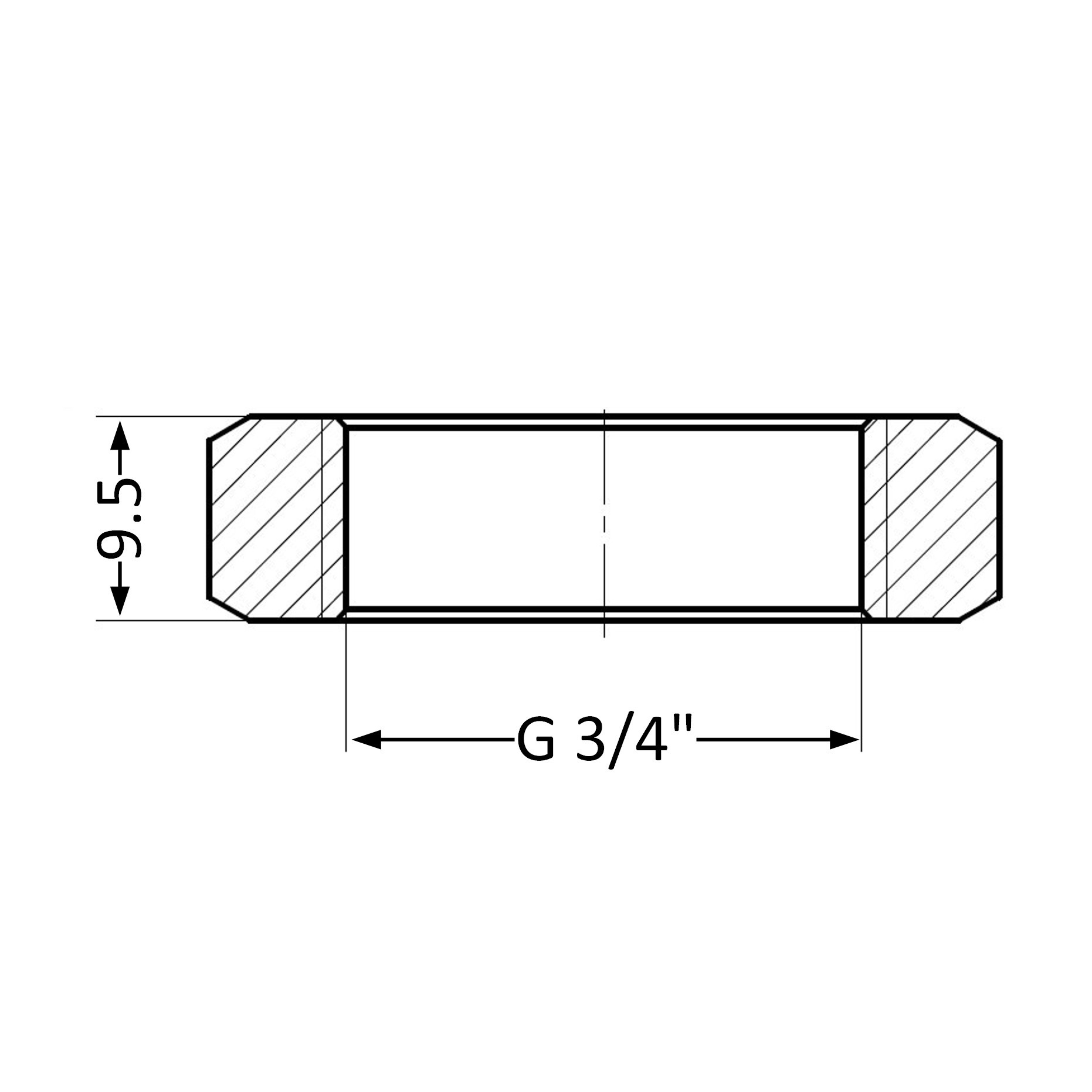 Контргайка Thermo Alliance Standart 3/4" SD40120