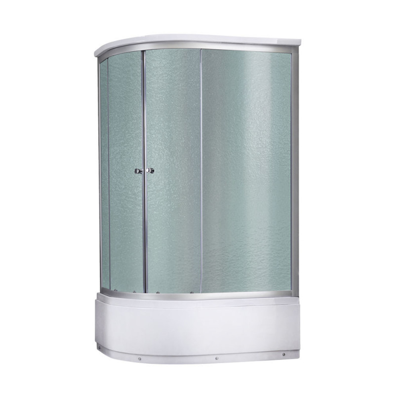 Lidz 4мм основне фіксоване скло матове Frost праве TANI SBM120x80R.HIGH.FR