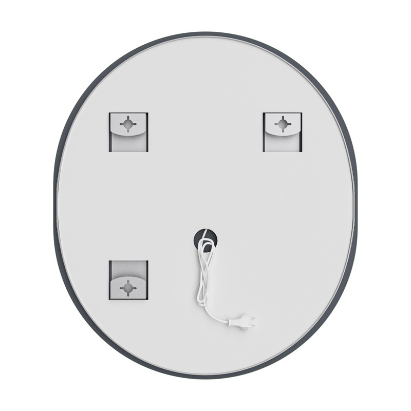 Дзеркало MIXXUS PREMIUM ELLIPSE MV05-80x70-REVERSE з LED Touch, Anti-fog, димером (3-6,5kK) (MP6643)