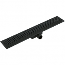 Душовий трап KOER FD35-70x600 BLACK з нерж. сталі SUS304 70x600мм (Колір чорний) (KR3272)