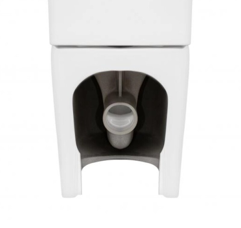Чаша унітазу-компакту без сидіння MIXXUS PREMIUM BEVEL-0401-T1 BOWL 410x390x625 система змиву TORNADO 1.0 (MI8348)