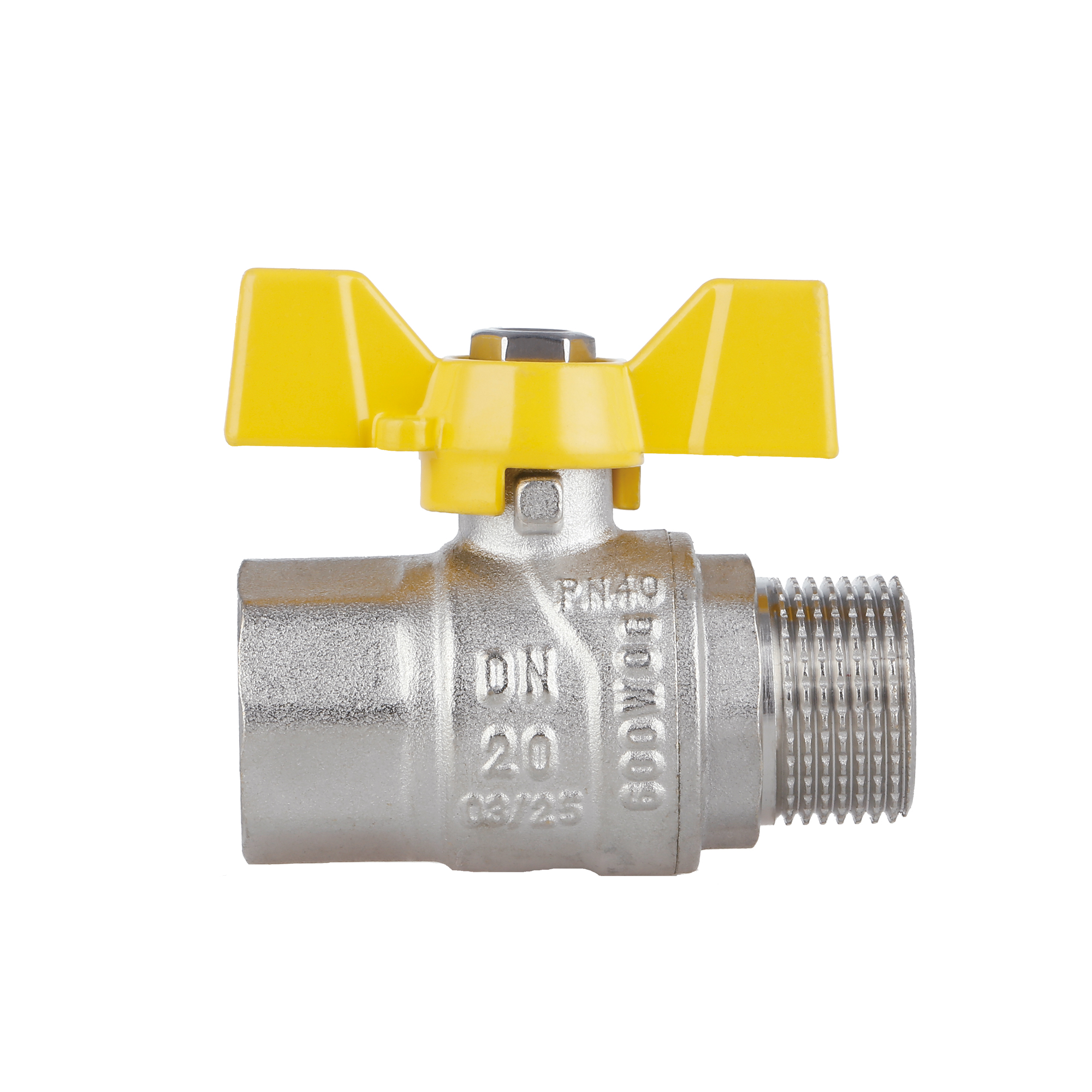 Кран кульовий Thermo Alliance Forte 3/4" ВЗ для газа (метелик) SF607G20