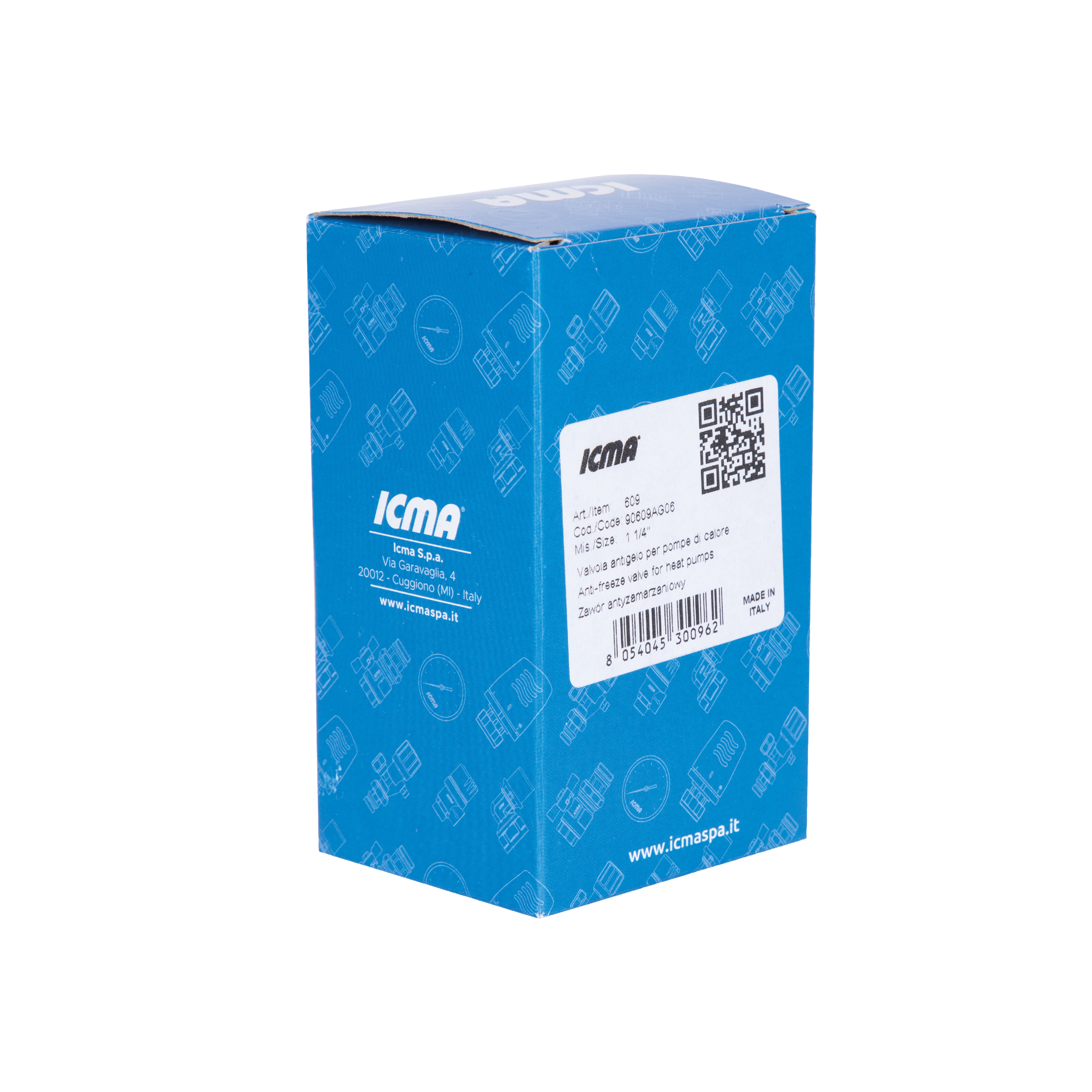 Клапан антифриз Icma №609 1 1/4" для теплових насосів 90609AG06