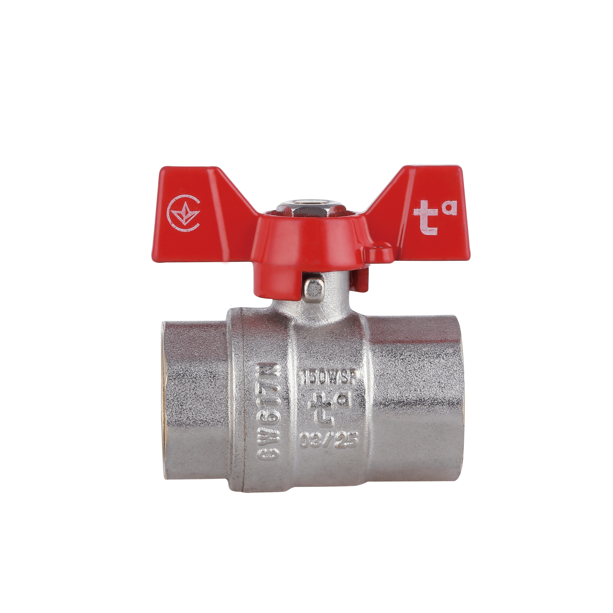 Кран кульовий Thermo Alliance Standart 3/4" ВР для води (метелик) SD602NW20PN40
