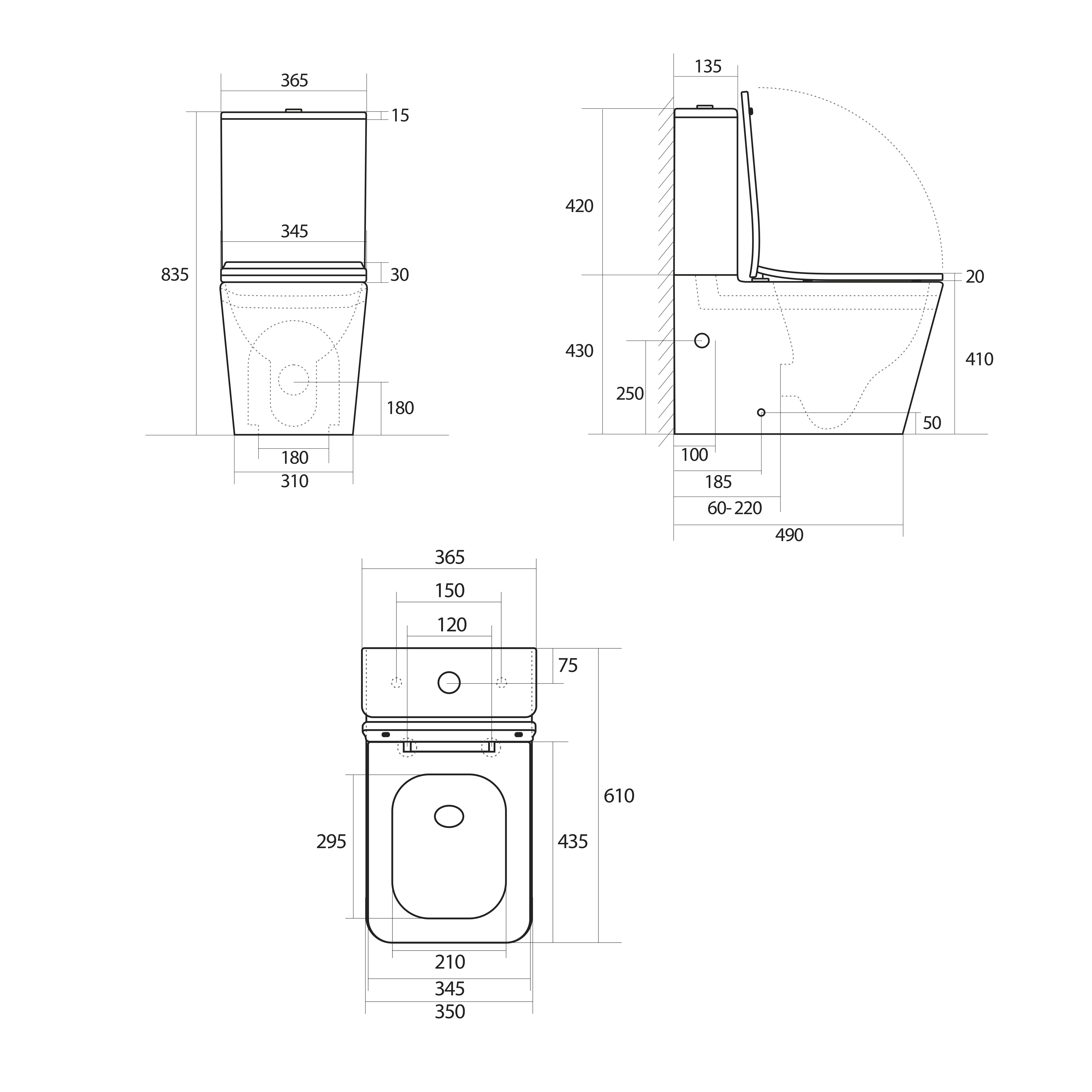 Унітаз підлоговий Qtap Tern Ultra Quiet безобідковий з сидінням Soft-Close QT17226003AW White