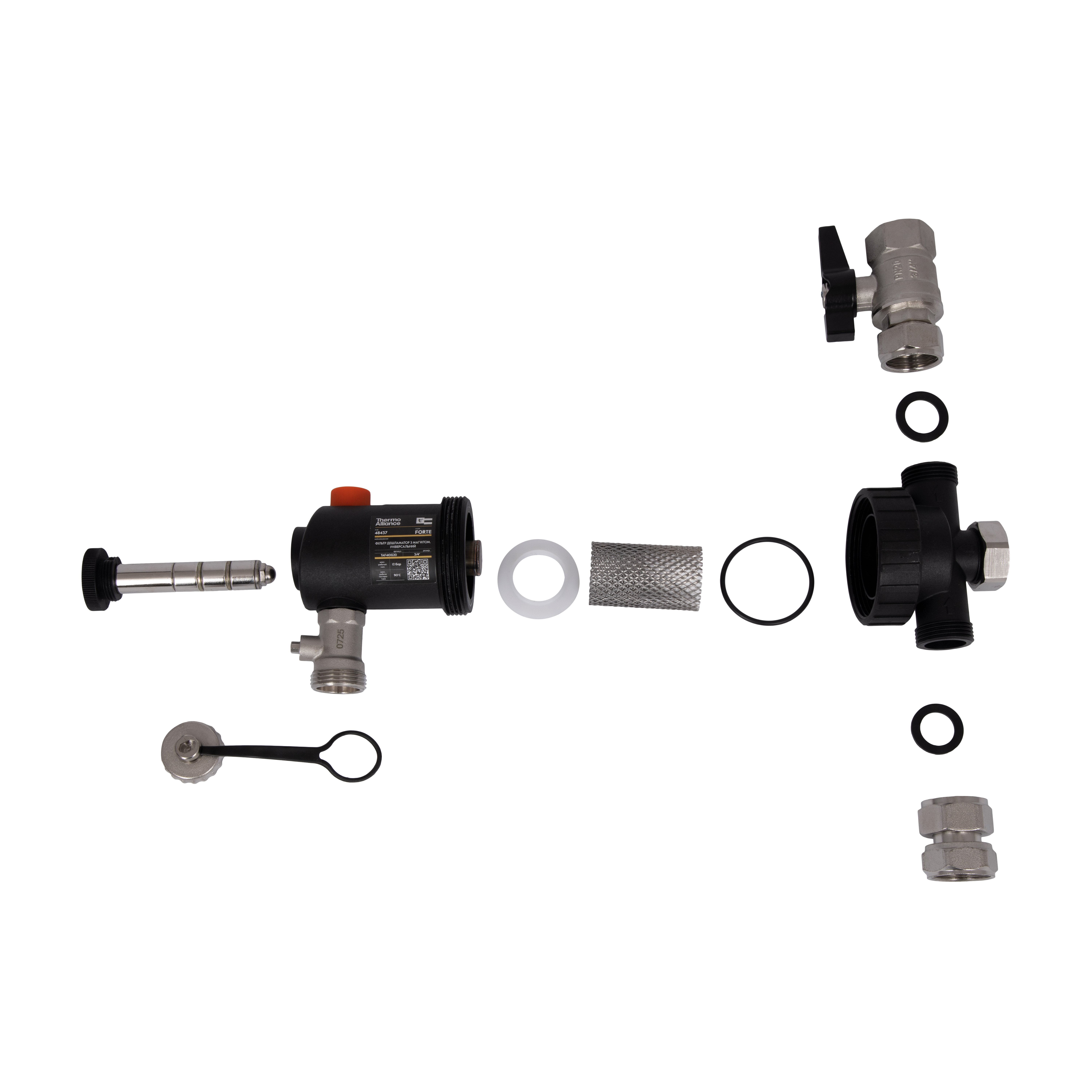 Фільтр-дешламатор Thermo Alliance Forte 3/4", універсальний (магнітний шламоуловлювач) TAF410G20