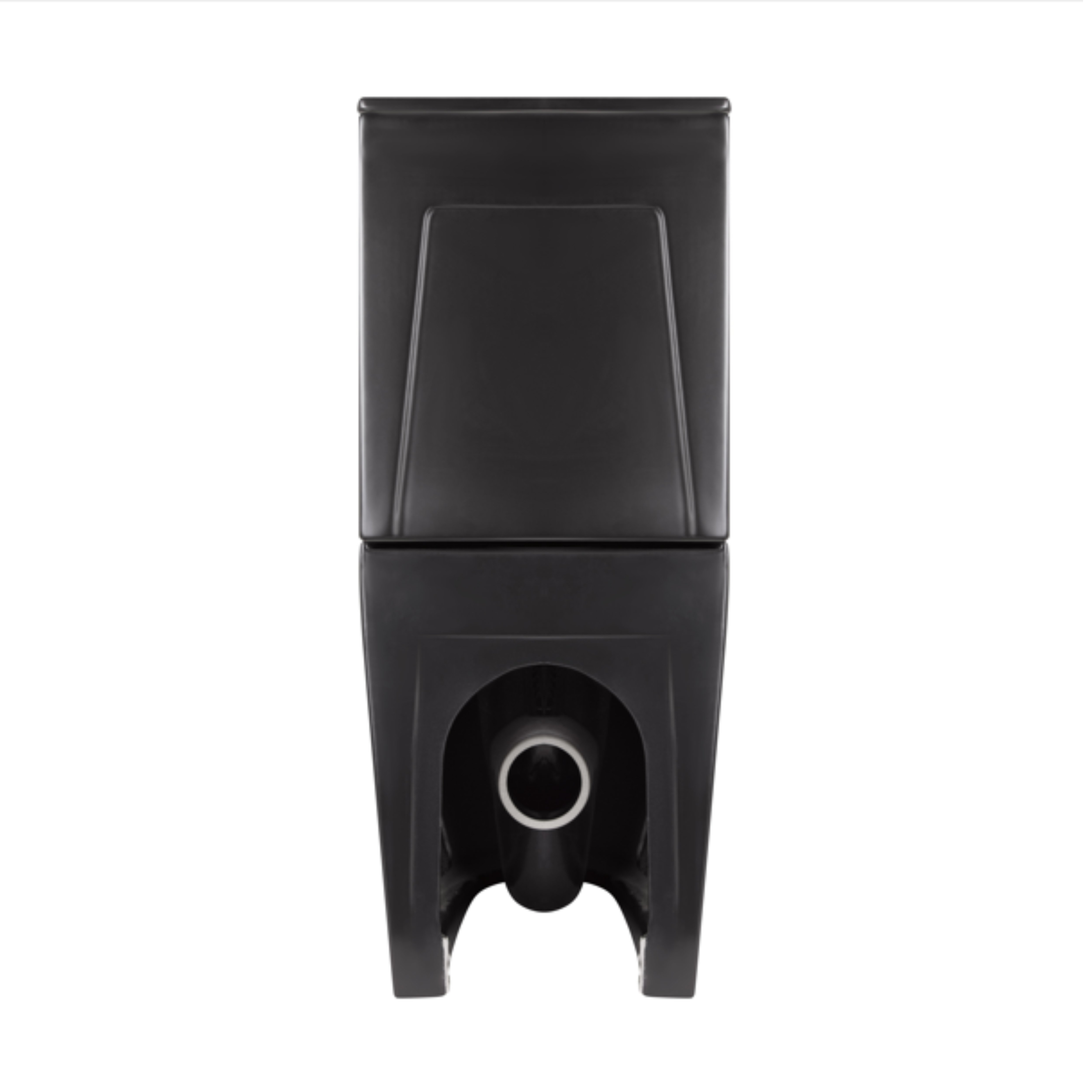 Унітаз підлоговий Qtap Robin Ultra Quiet безобідковий з сидінням Soft-close MATT BLACK QT13226083AMB