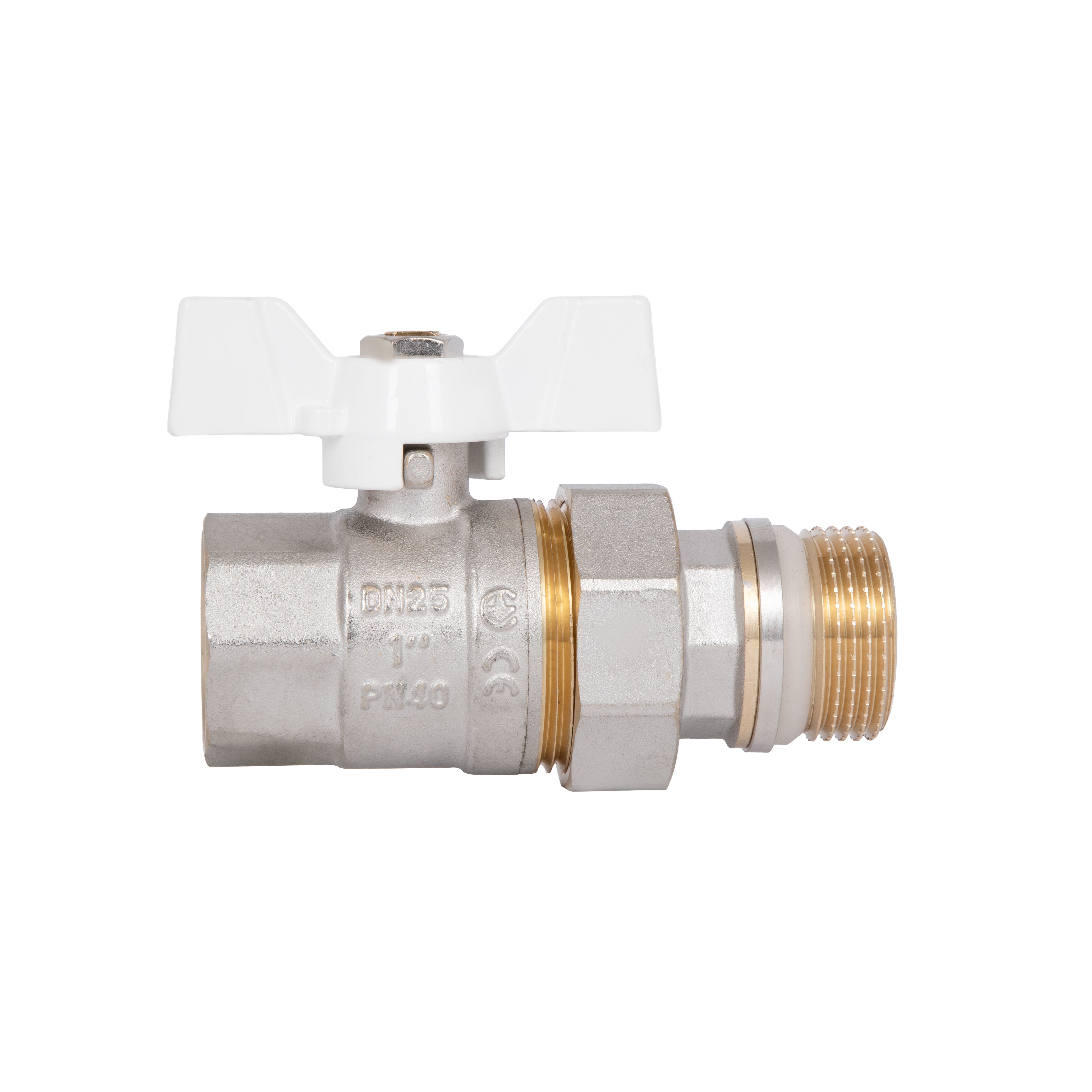 Кран Американка Thermo Alliance Standart з антипротіканням 1" PN40 конус SD900NW25PN40