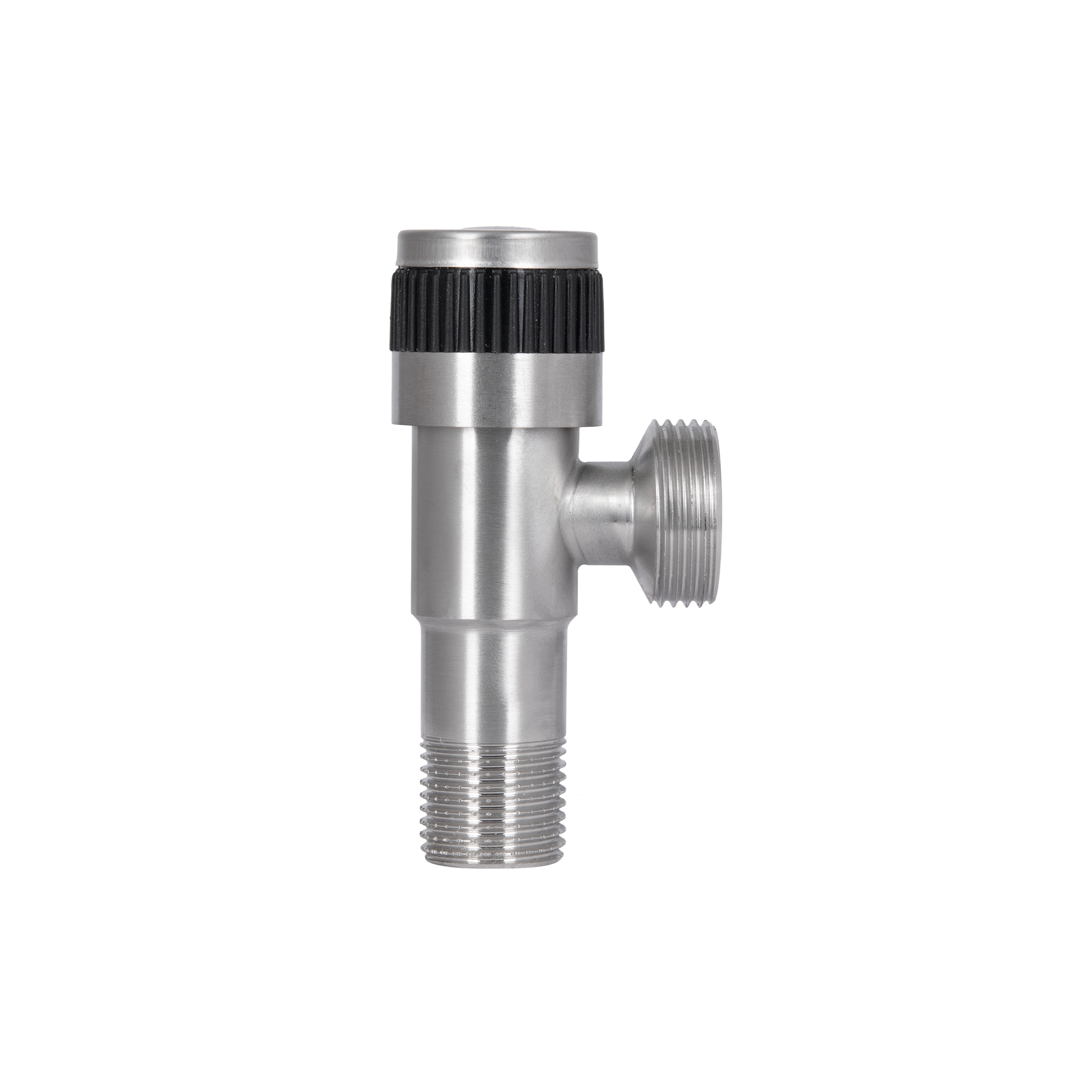 Кран кутовий Thermo Alliance Standart 1/2"Зх3/4"З нерж., з керам. буксою TAS345W1520SS