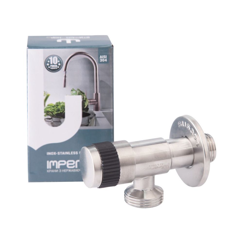 Кран приборный Imperial 1520-00 1/2"х3/4" угловой