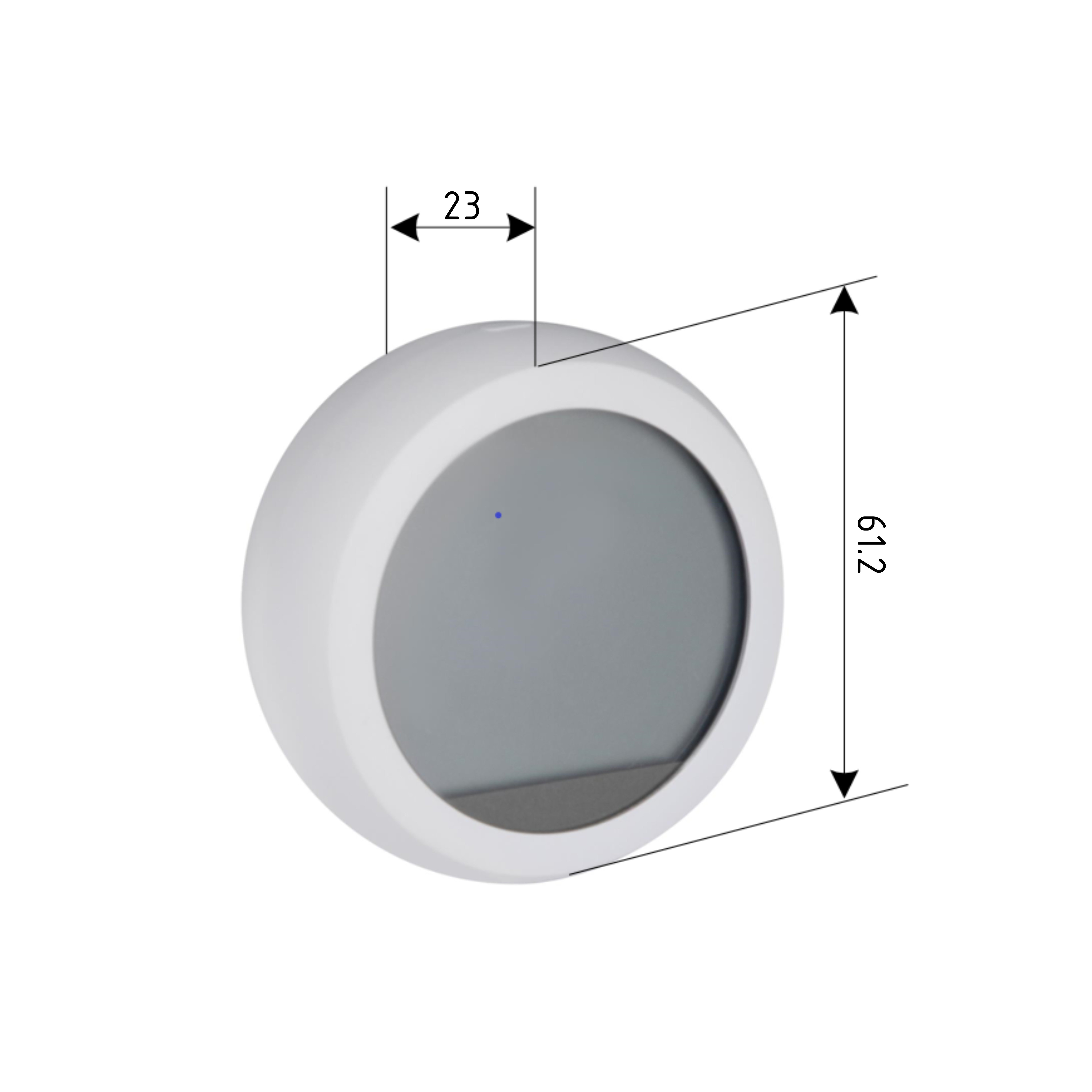 ZigBee Бездротовий датчик температури та вологості    ZB-ZTH