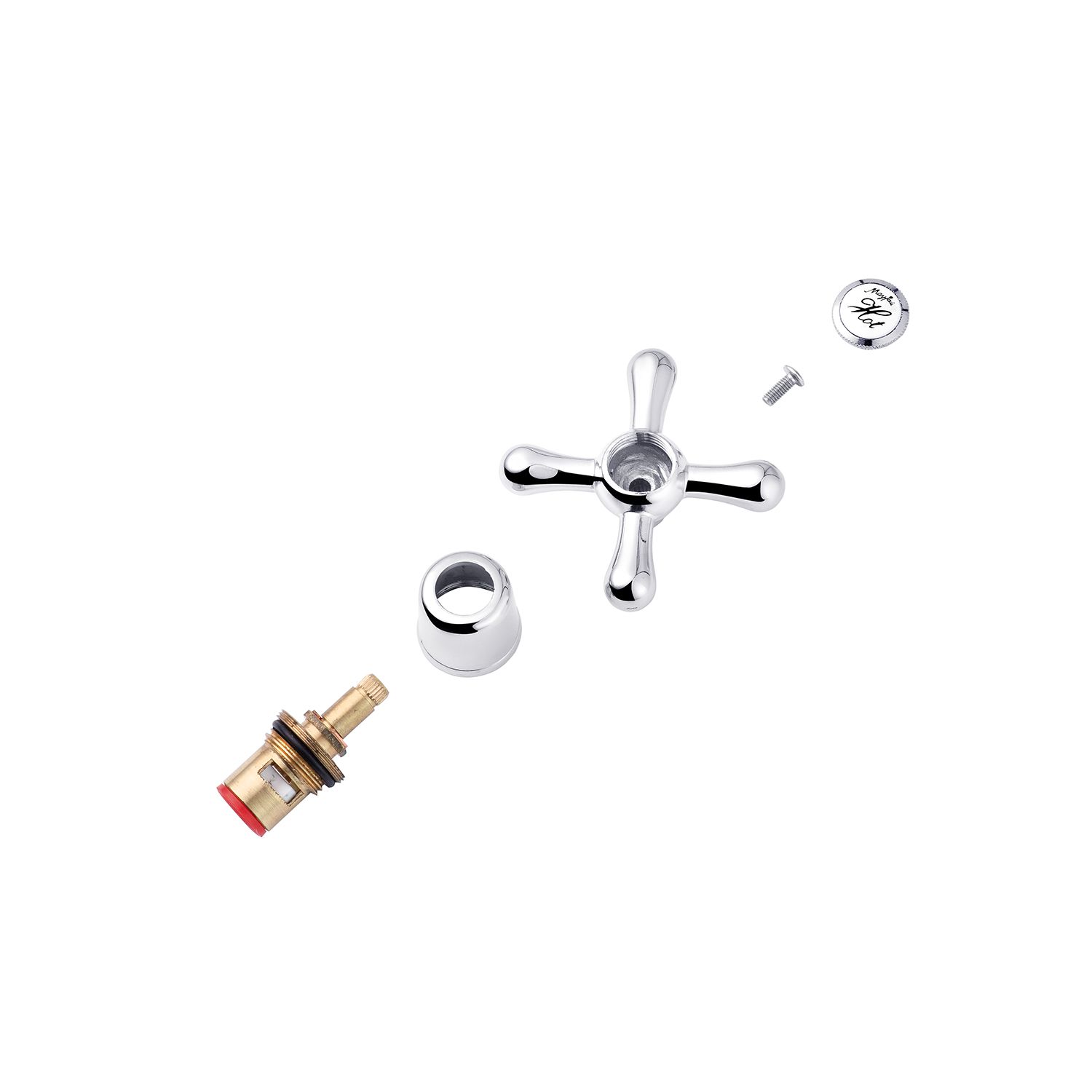 Ручка з кран-буксою для змішувача Kroner KRM - C986 (пара)