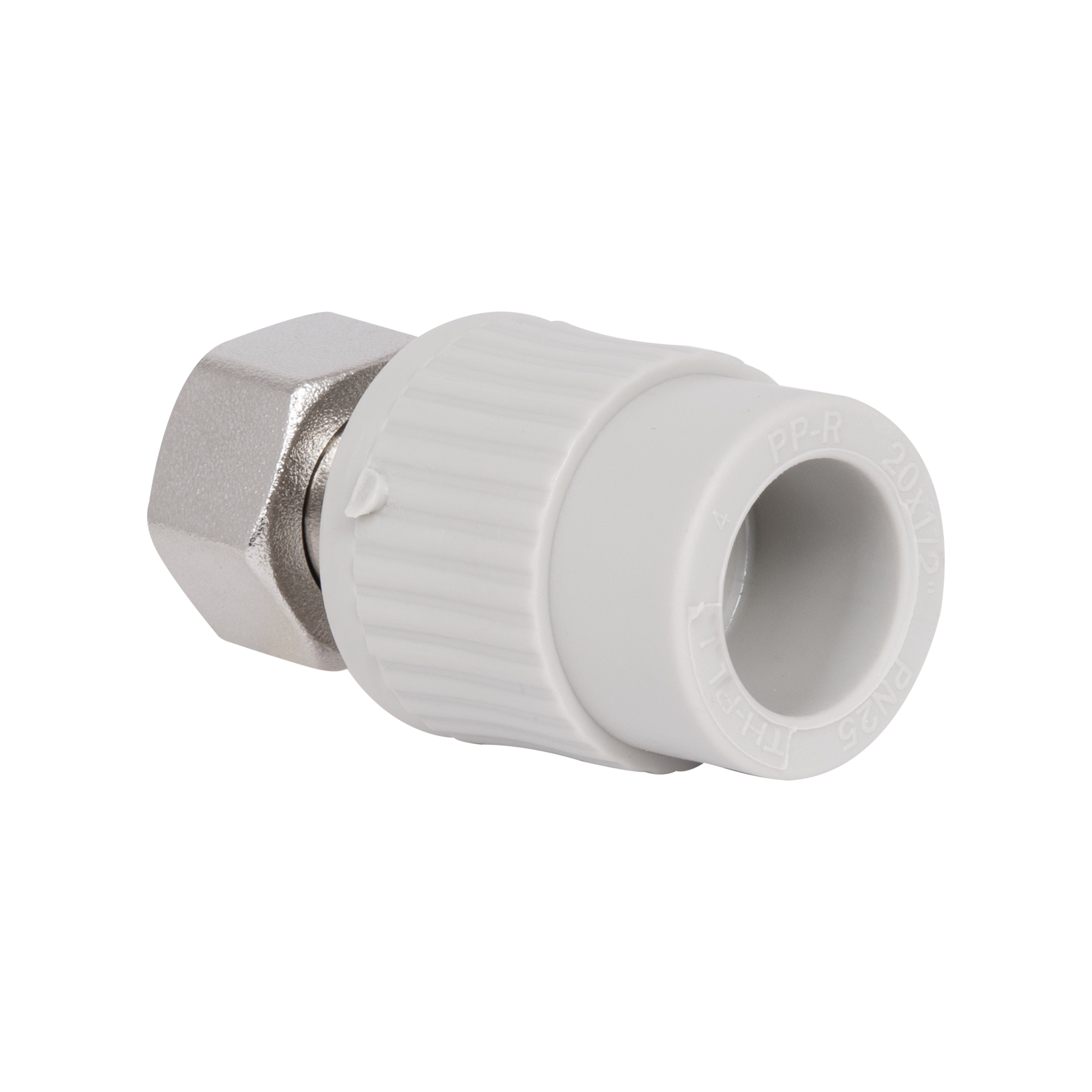 Муфта PPR Thermo Alliance з накидною гайкою 20х1/2"