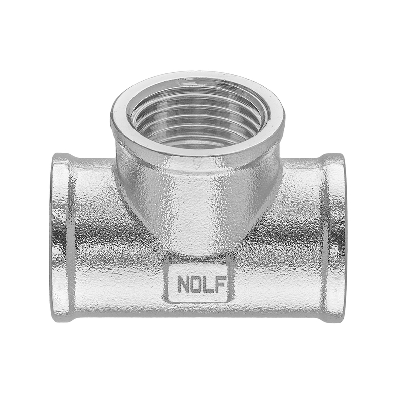 Трійник нікельований NOLF NFC.T06F-N-1/2"FFF (NF3091)