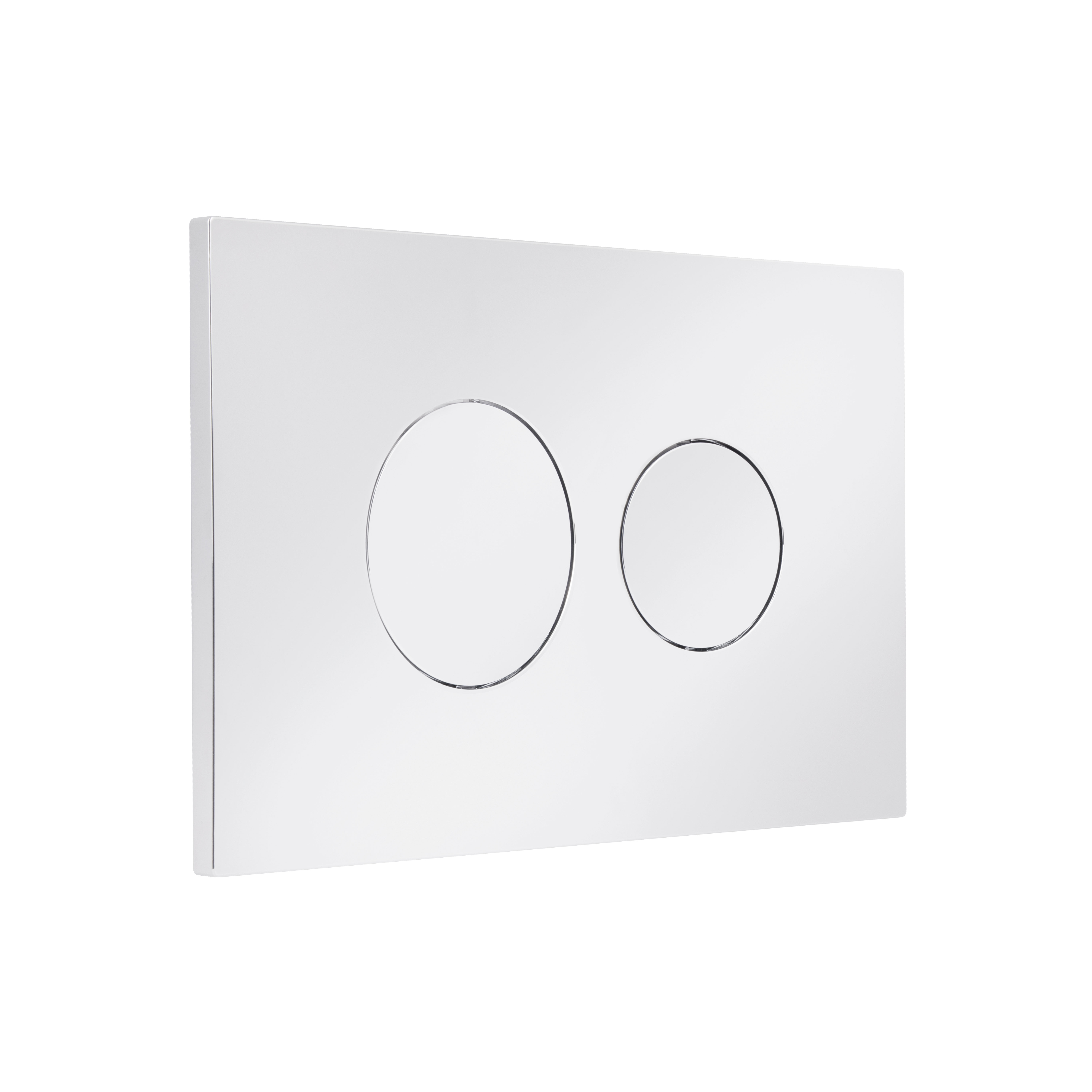 Клавіша змиву Qtap Standard 152x236x28 мм, Chrome, кругла QTSTD164CRM49469