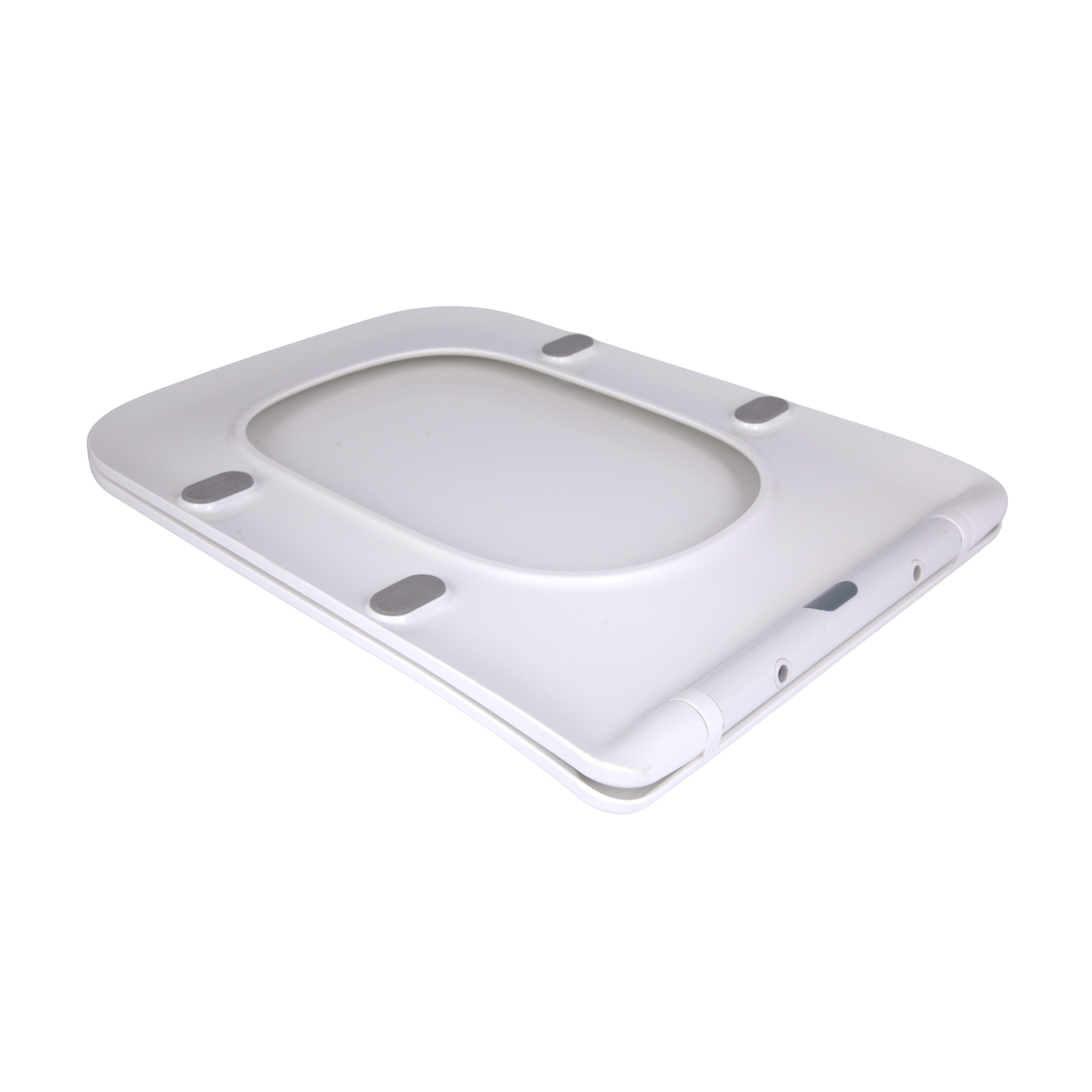 Сидіння для унітаза підлогового (Aries) 445×360×30 мм, White, з мікроліфтом? Slim Duroplast, Quick Release QT03228302W3 Qtap