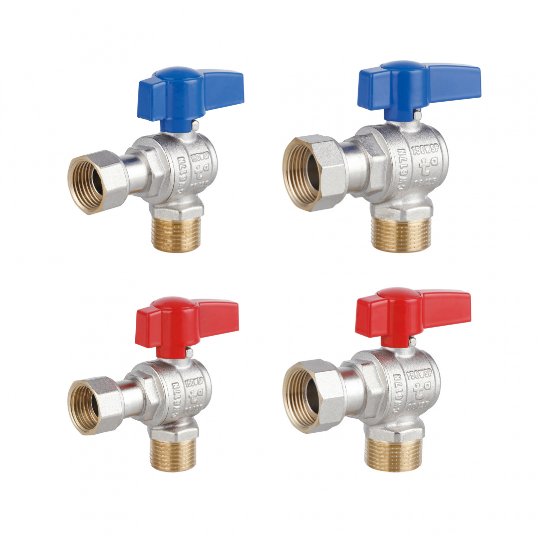 Комплект кутовий кранів Thermo Alliance Standart 1/2"ВН -3/4"ВН з накидною гайкою для підключення котла TAS225RBW1520