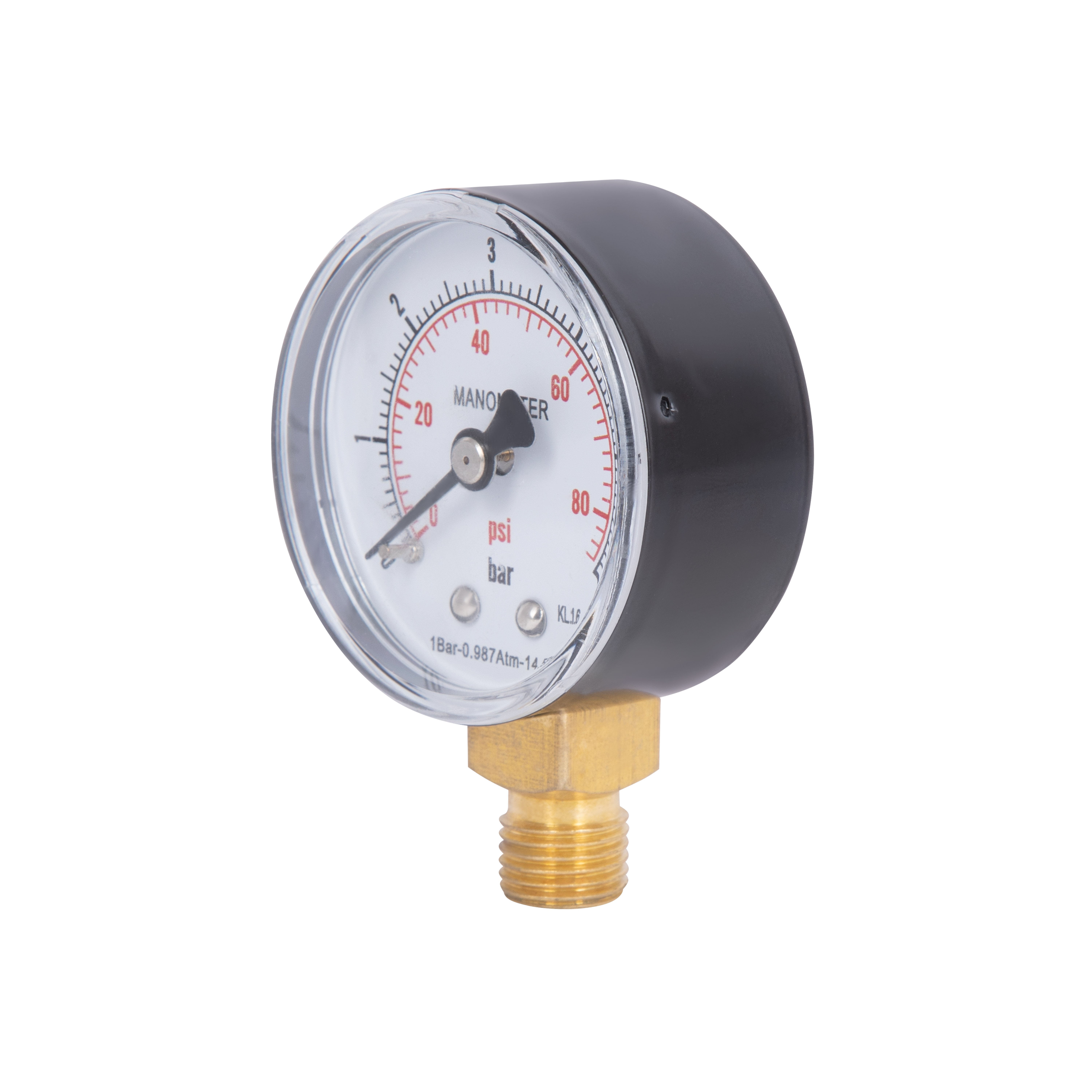 Манометр Thermo Alliance Standart 50 мм 1/4", нижнє підмикання SD1706B