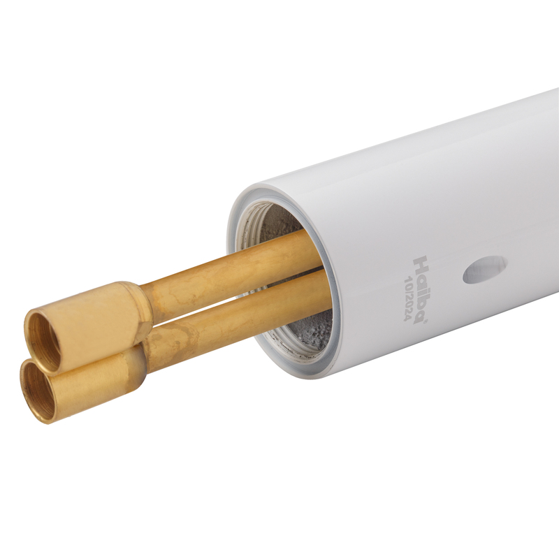 Змішувач для умивальника високий HAIBA ALEX 001 HIGH NUT WHITE-CHROME (Колір білий хром) (HB9564)