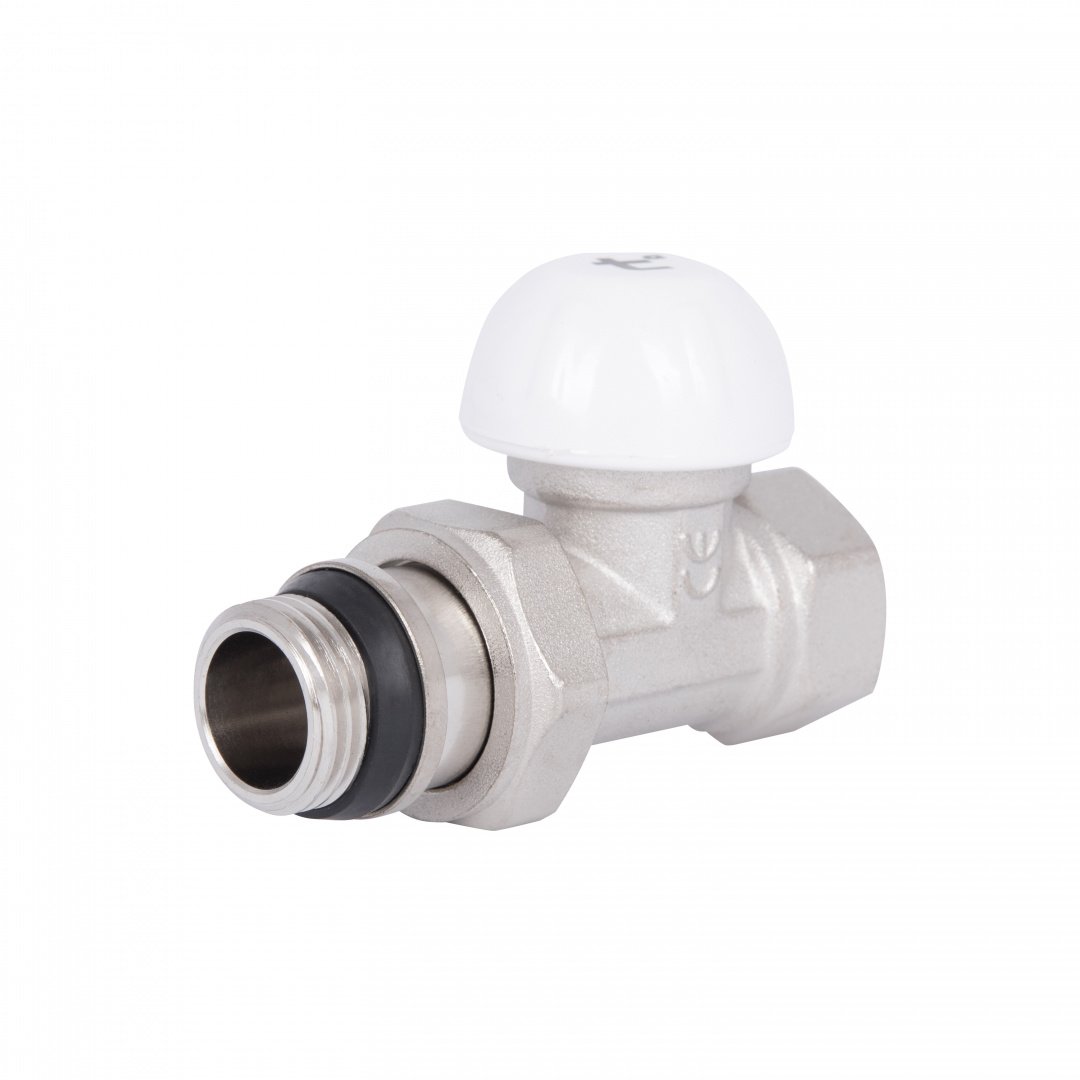 Кран радіаторний Thermo Alliance Standart Powerful 1/2" з антипротіканням прямий SF231W15