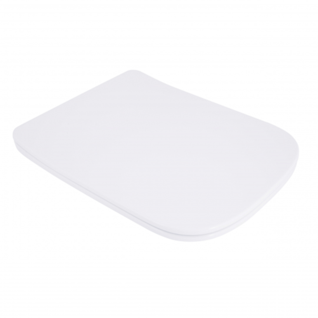 Сидіння для унітаза (Tern 490,520,610) 435x344x50 мм, White, з мікроліфтом, Slim Duroplast, Quick Release QTSC179W47353 Qtap