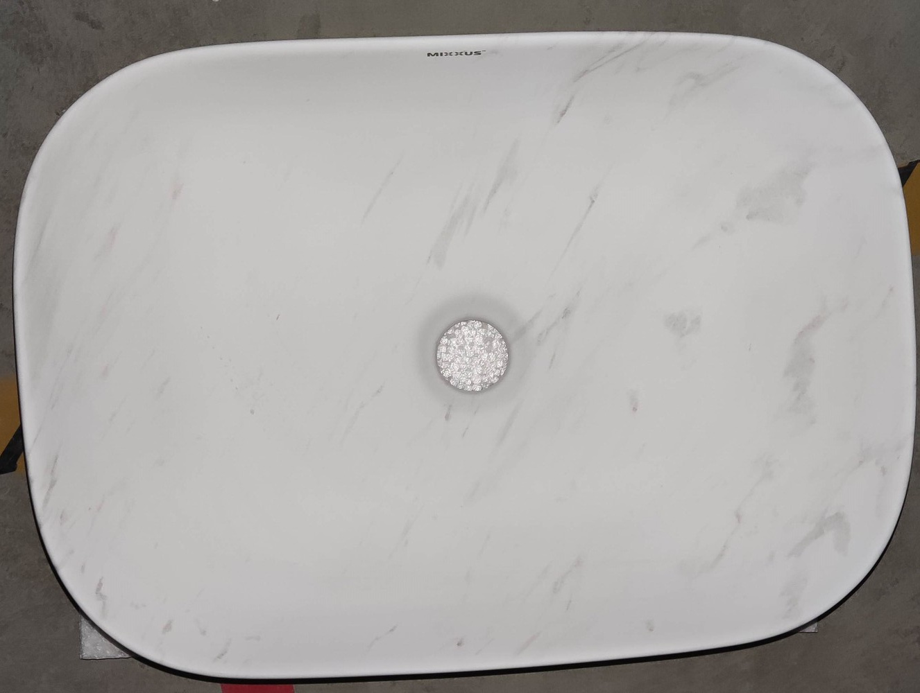 Раковина накладна MIXXUS PREMIUM DIVERSE-0112 MARBLE 455х325х135mm (MP6543)