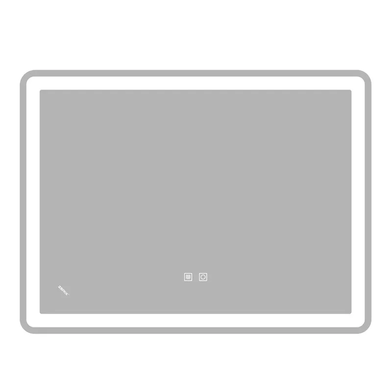 Дзеркало ZERIX MIRRA MR05-80x60-REVERSE з LED Touch, Anti-fog, димером, рег. яскравості (ZX6056)