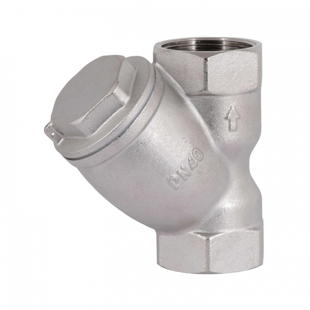 Фільтр грубої очистки Thermo Alliance Forte для води 1 1/2"ВВ косий нікель TAF124W40