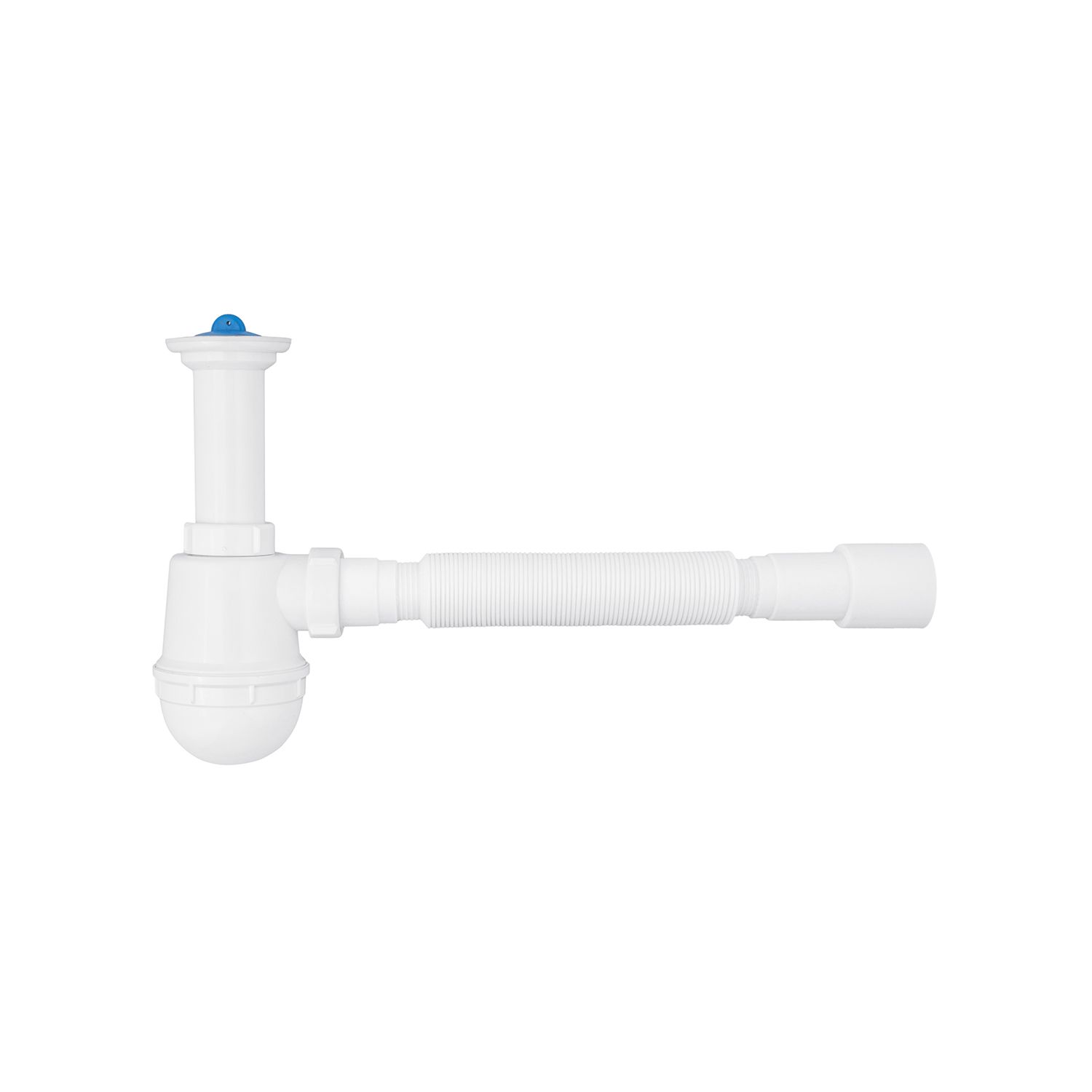 Сифон для кухонної мийки Agua TW01 1 1/2"х40/50 мм з литим випуском