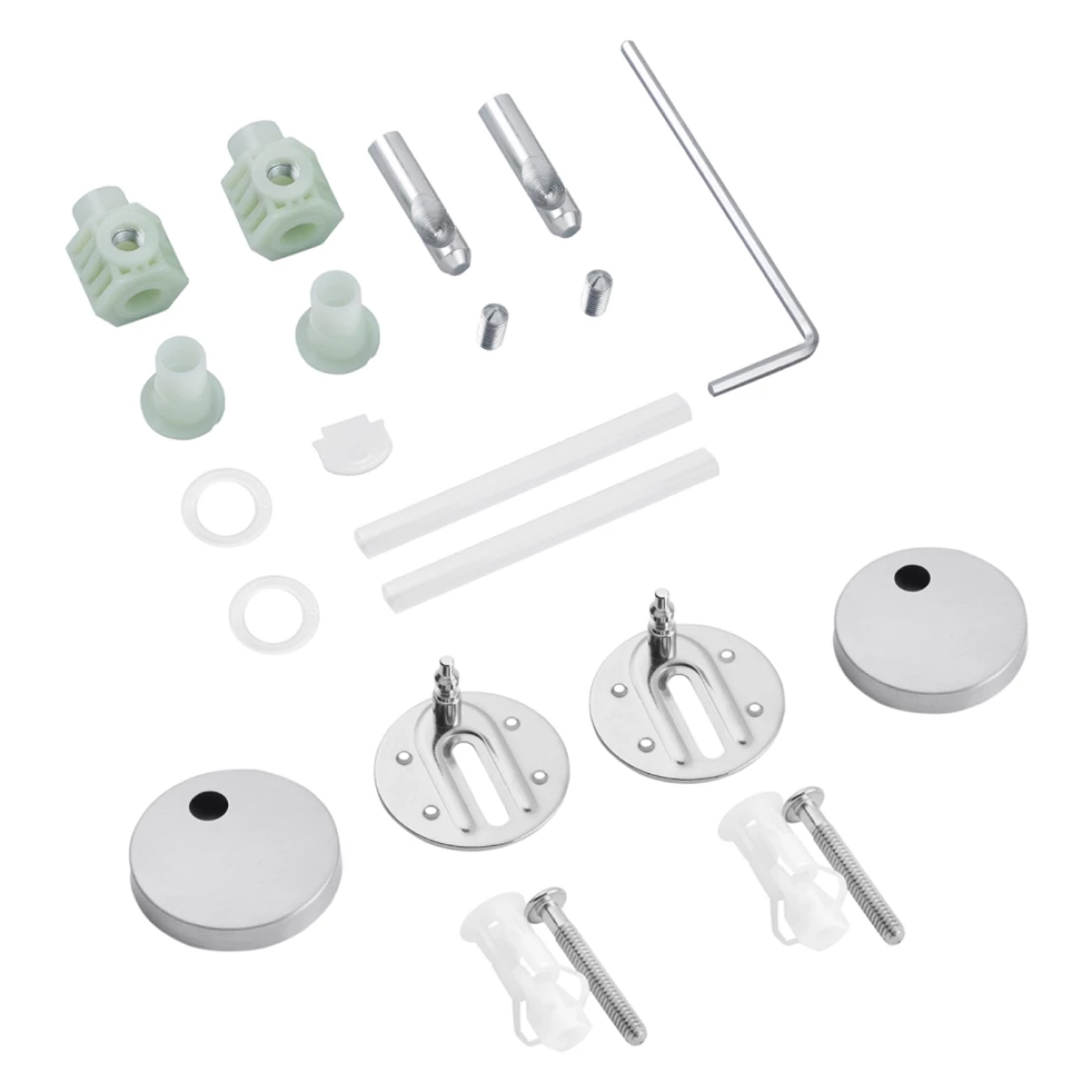 Комплект 4 в 1: Інсталяція GROHE Solido 3 в 1 3884966Q + Унітаз безобідковий Kroner Harz WHI483632 TORNADO з сидінням Slim Duroplast / Soft-close / Quick relase KH483632WHIT (3884966KH483632)