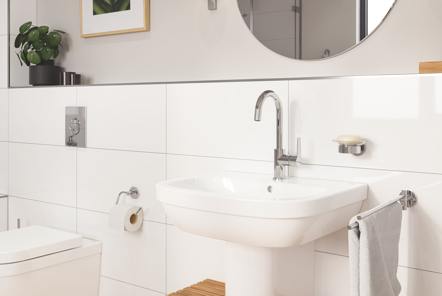 Тримач для туалетного паперу Grohe Essentials New (40689001)