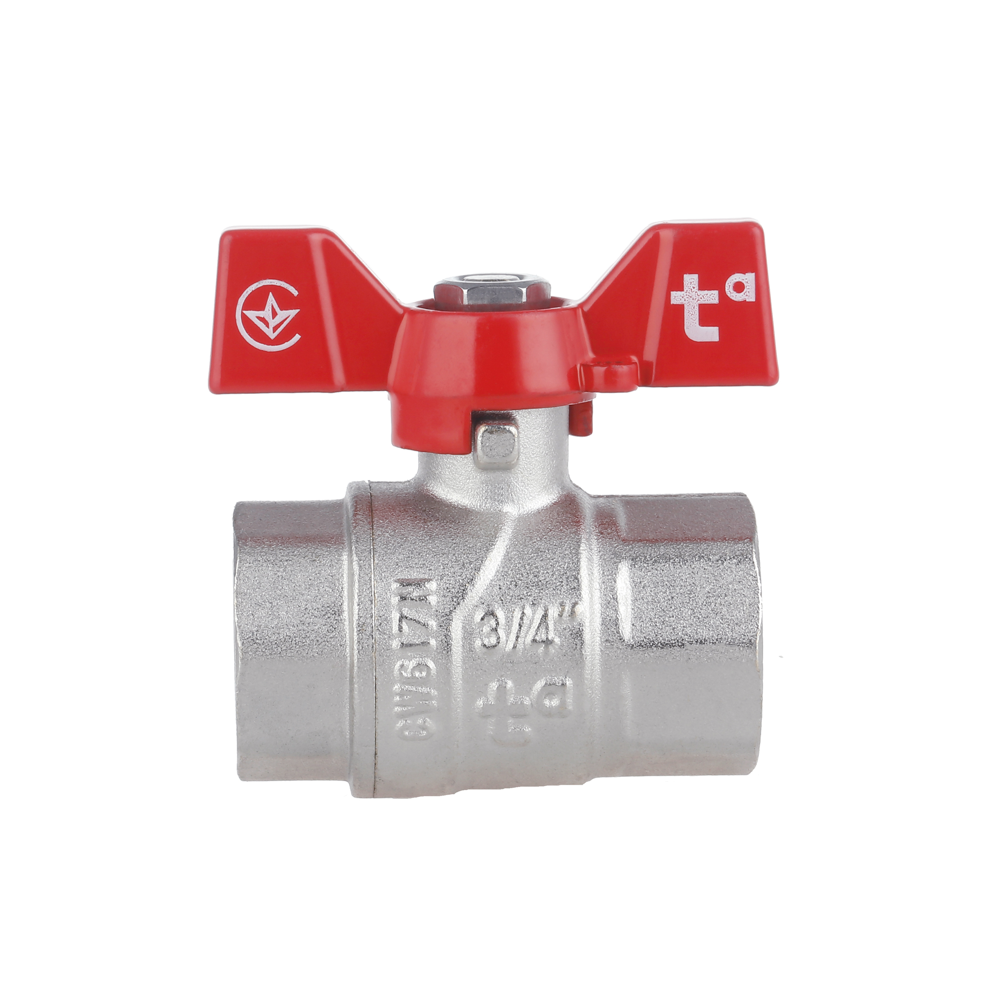 Кран кульовий Thermo Alliance Forte 3/4" ВР для води (метелик) SF602W20