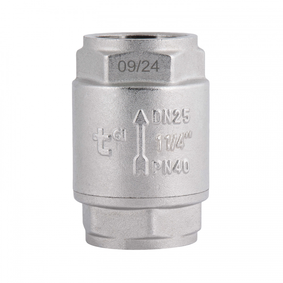 Зворотний клапан Thermo Alliance Forte 1 1/4"ВВ нікель із латунним штоком TAF240W32