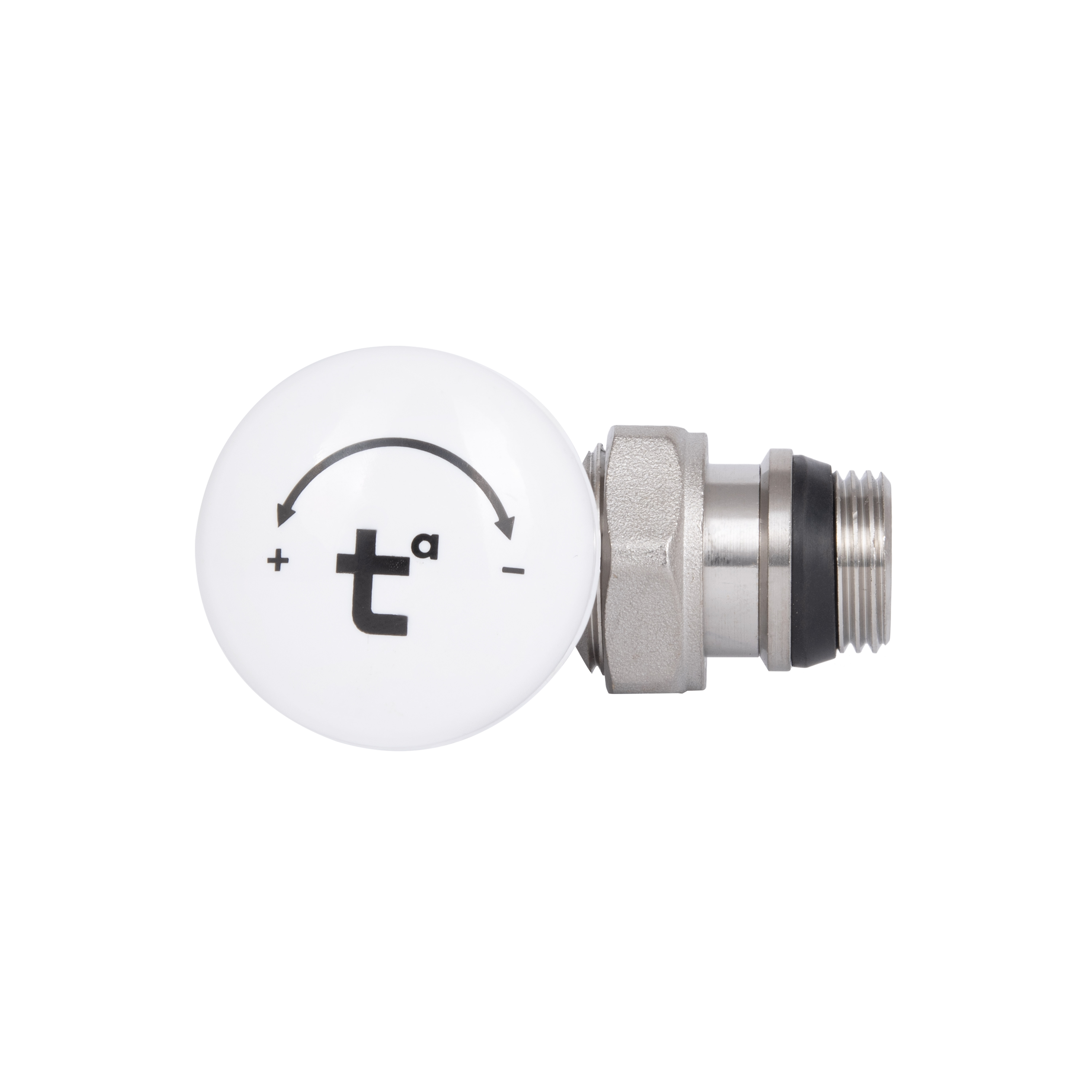 Кран радіаторний Thermo Alliance Standart Powerful 1/2" з антипротіканням кутовий SF232W15