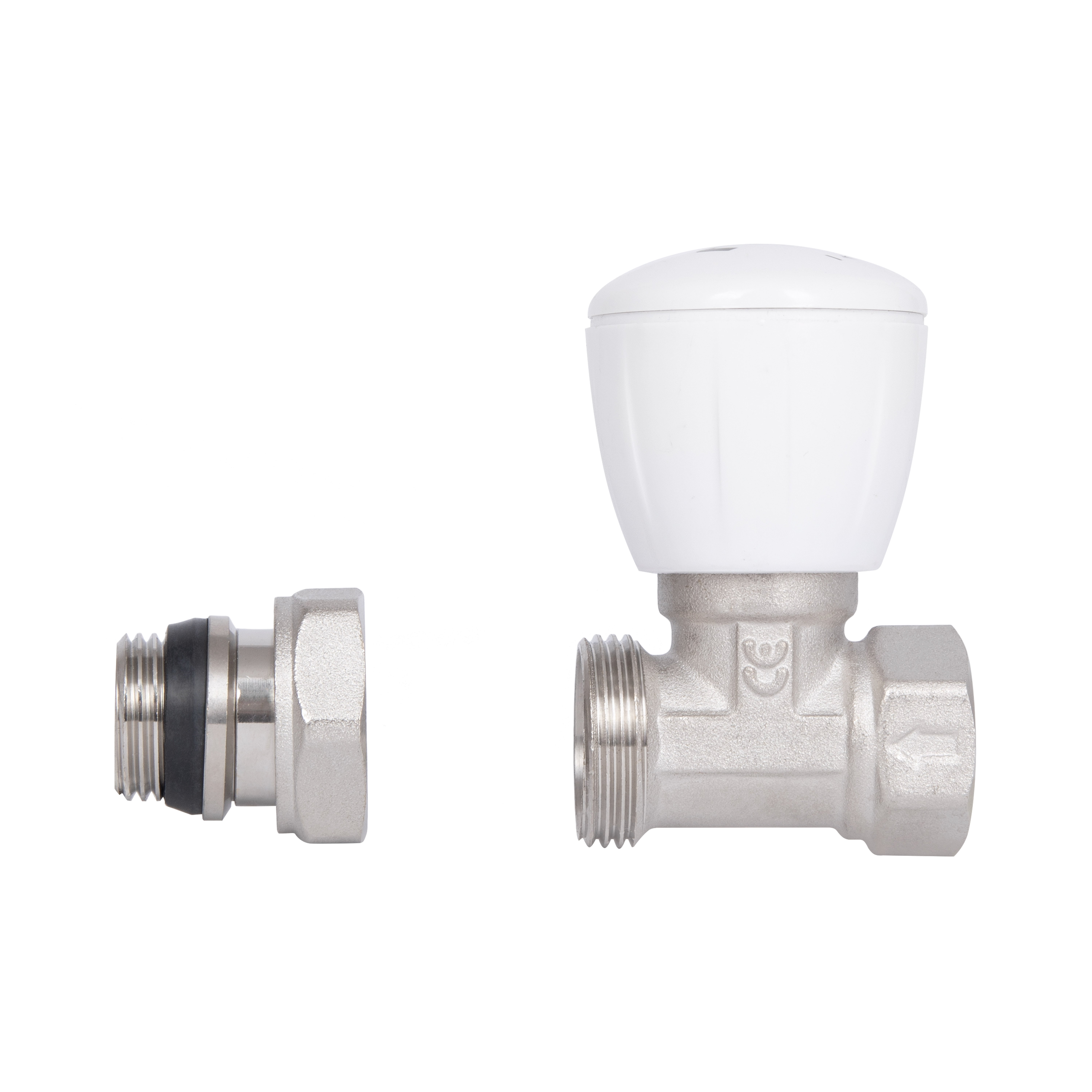 Кран радіаторний Thermo Alliance Standart Powerful 1/2" ВЗ з антипротіканням прямий SF230W15 SF230W15