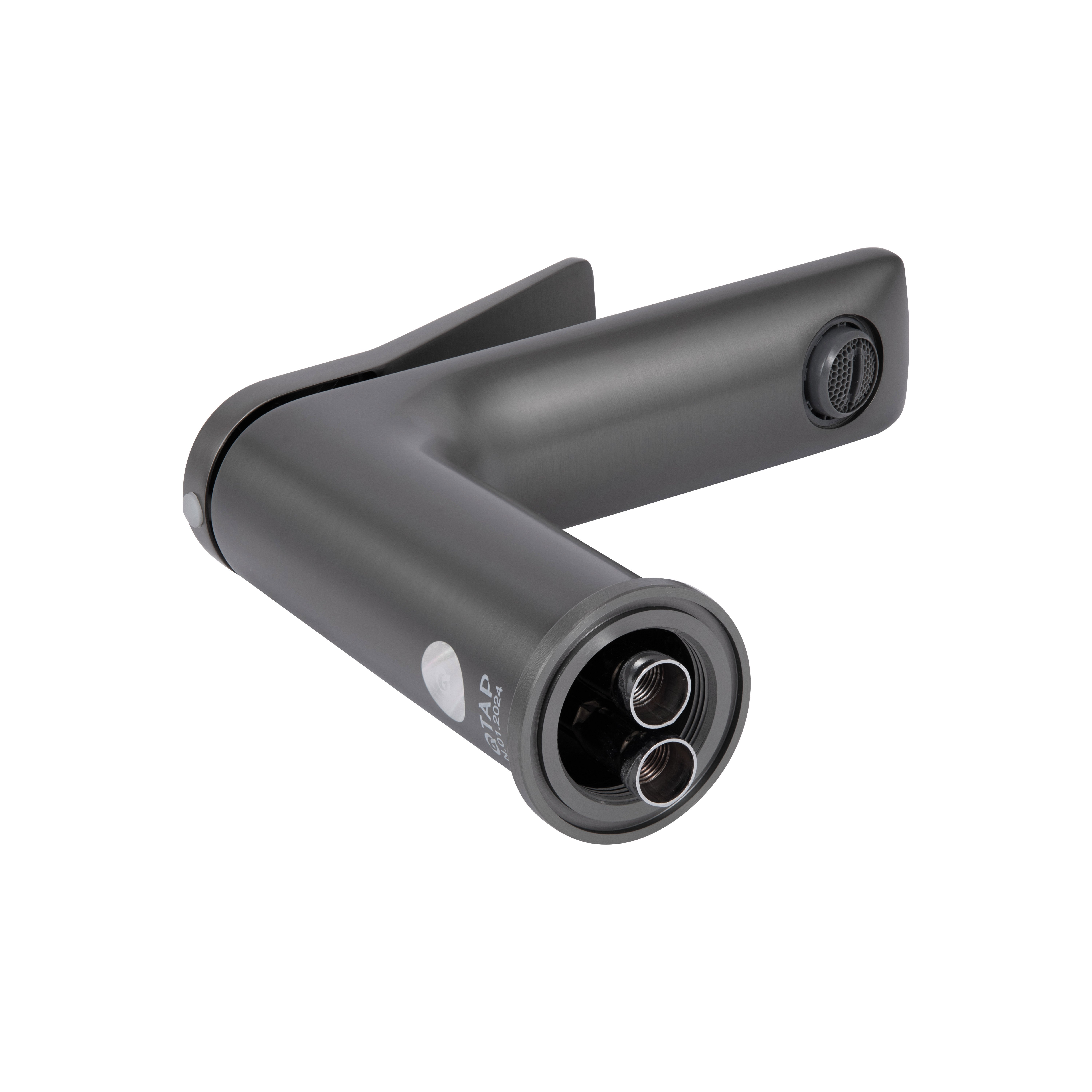 Змішувач для раковини Qtap Presto QTPRE270GRP45581 Gunmetal Black