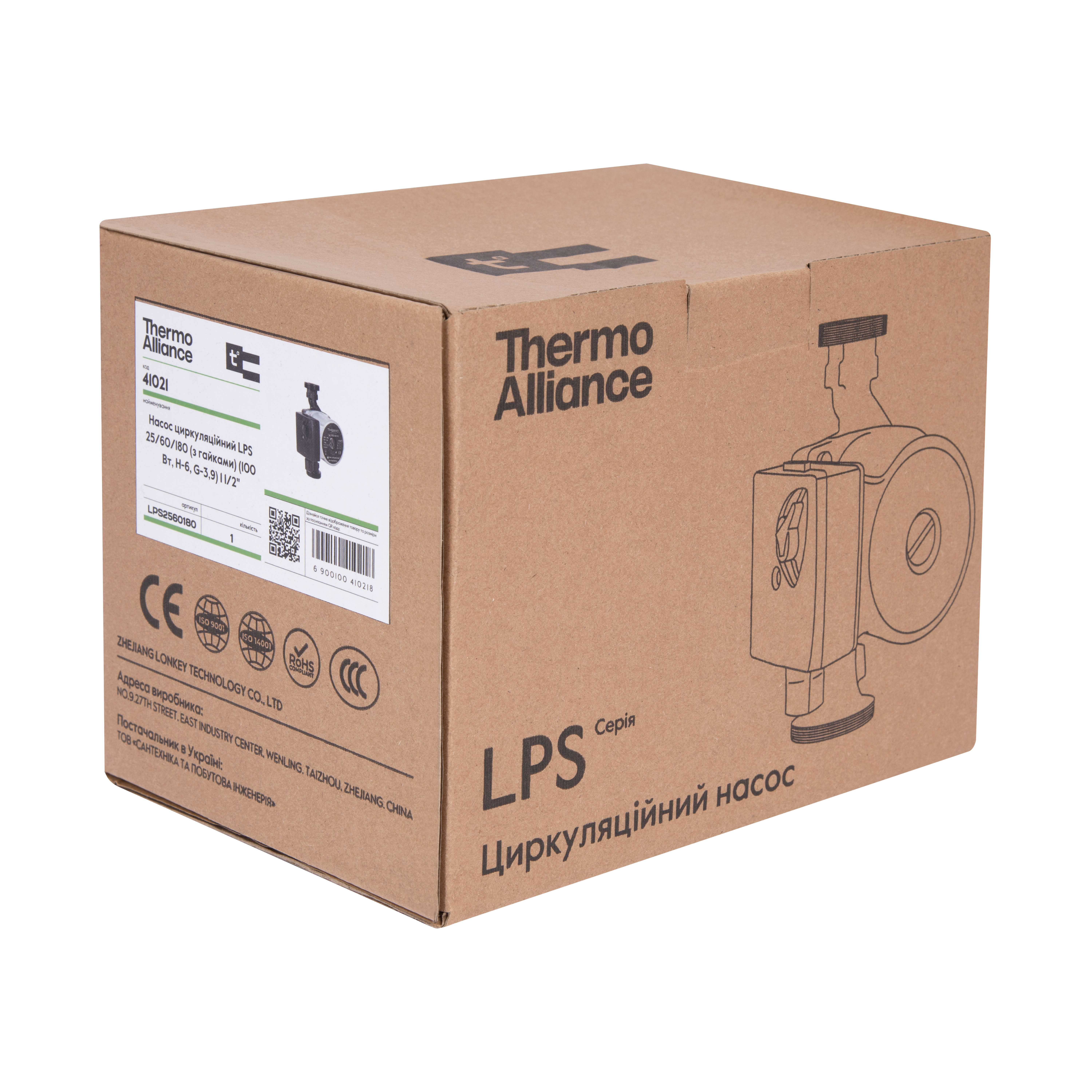 Насос циркуляційний Thermo Alliance LPS 25/60/180