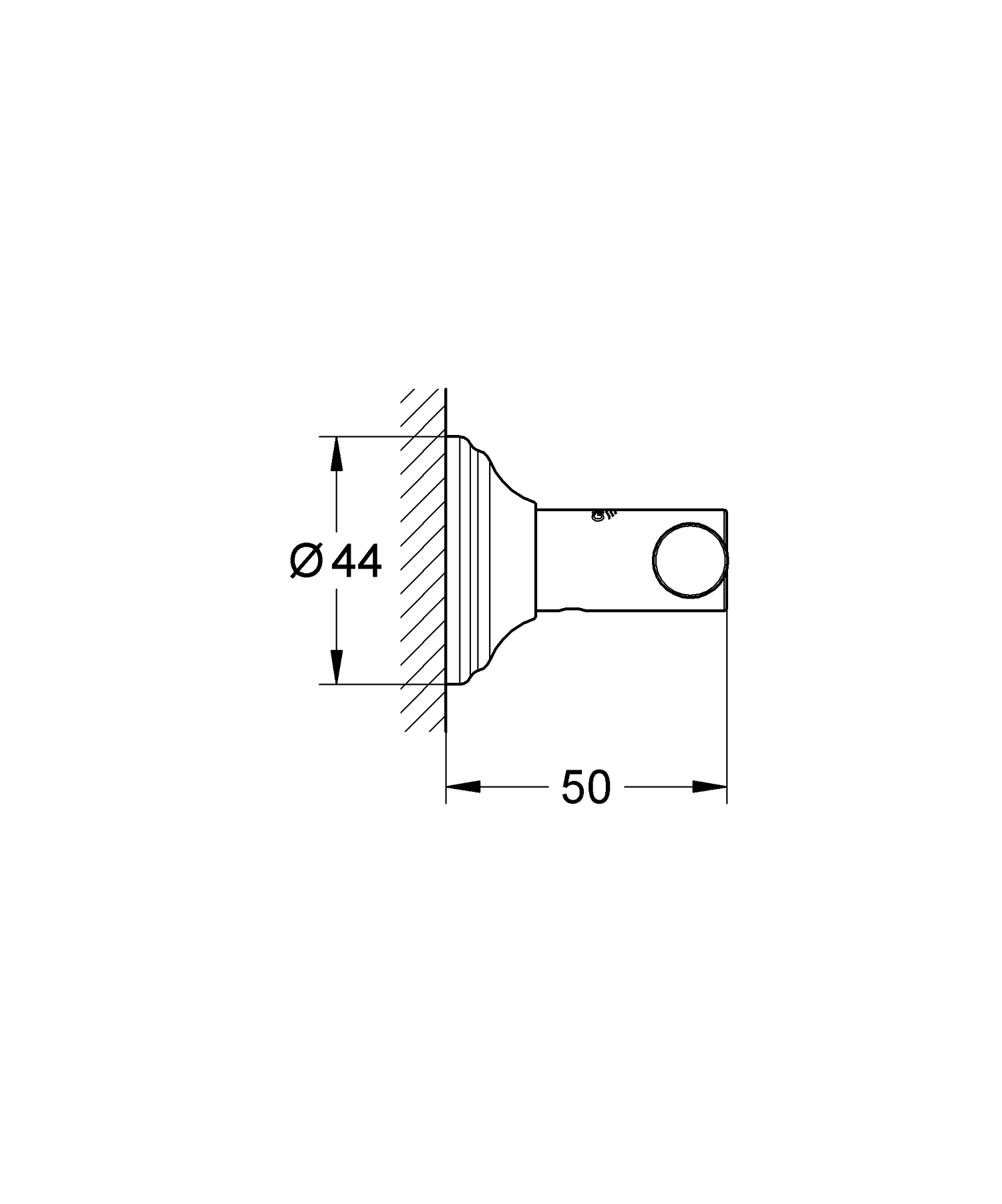 Гачок для халата Grohe Essentials Authentic (40656001)
