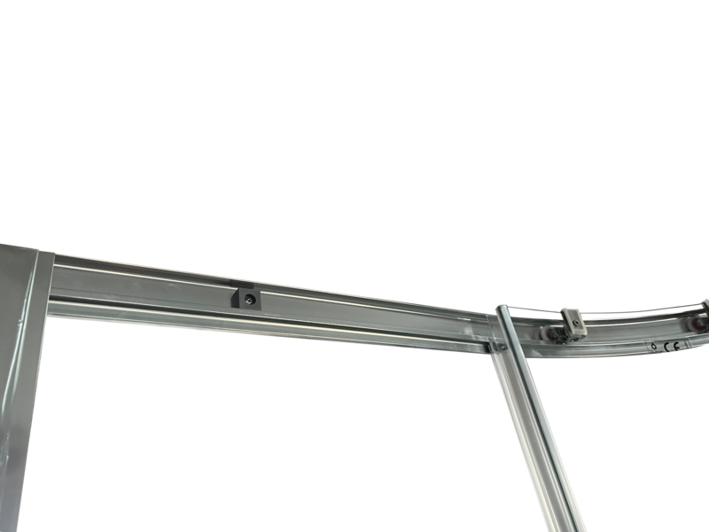 Душова кабіна без піддону KOER SR SC04-90x90x195-TR-01 прозоре скло EASY CLEAN 5мм хром (KR5360)