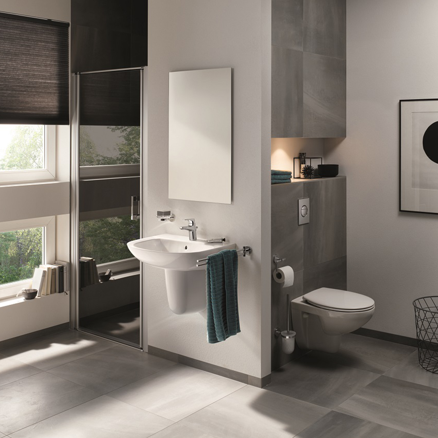 Змішувач для раковини Grohe Start Flow S-Size 23809000 з донним клапаном