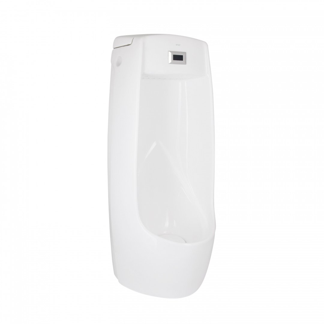 Пісуар підлоговий Qtap Scorpio з ІЧ-датчиком автоматичного змиву 440x360x995 White QT1488101HW