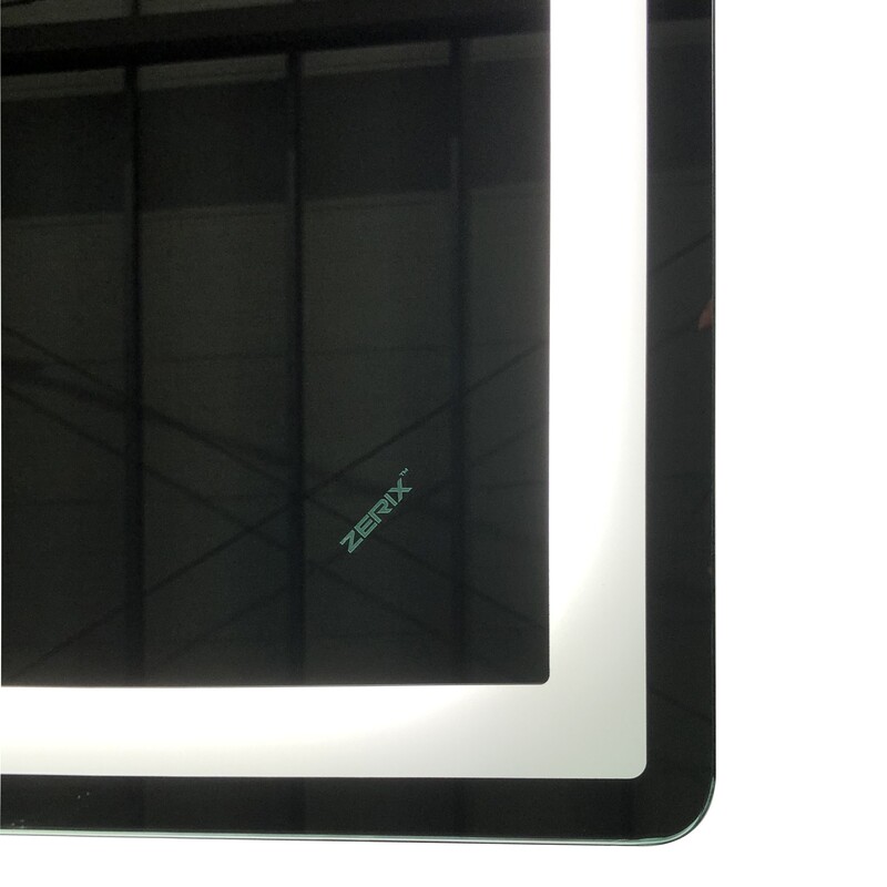 Дзеркало ZERIX SANSA MR01-70x50-REVERSE з LED Touch, Anti-fog, димером, рег. яскравості (ZX6050)