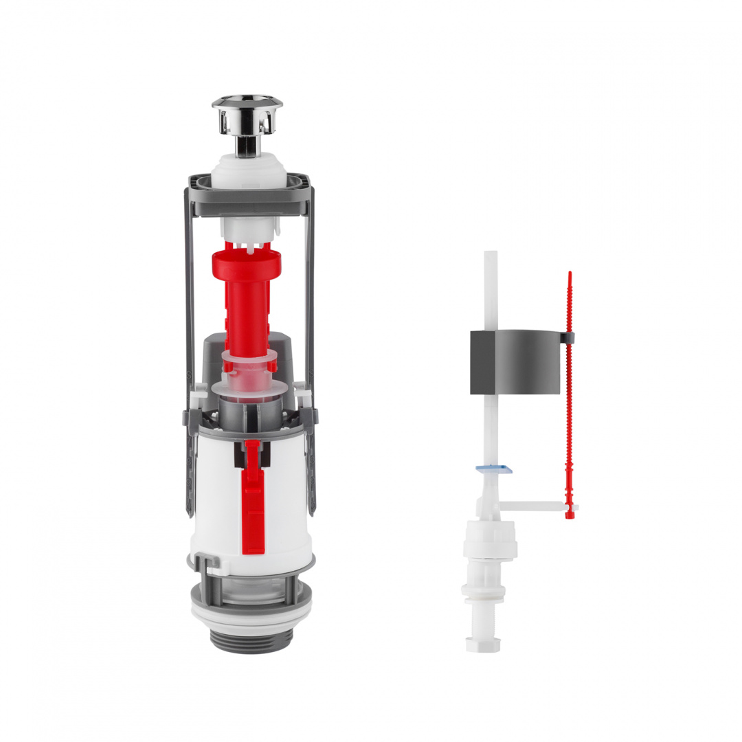 Комплект для бачка унітаза NM дворівневий, з нижнім підведенням 1/2"
