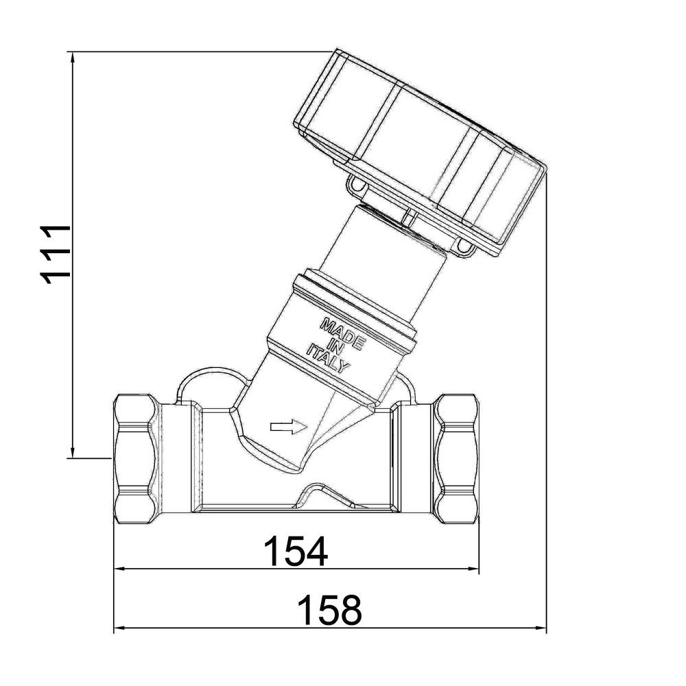 Балансировочный вентель Icma 2" №С300