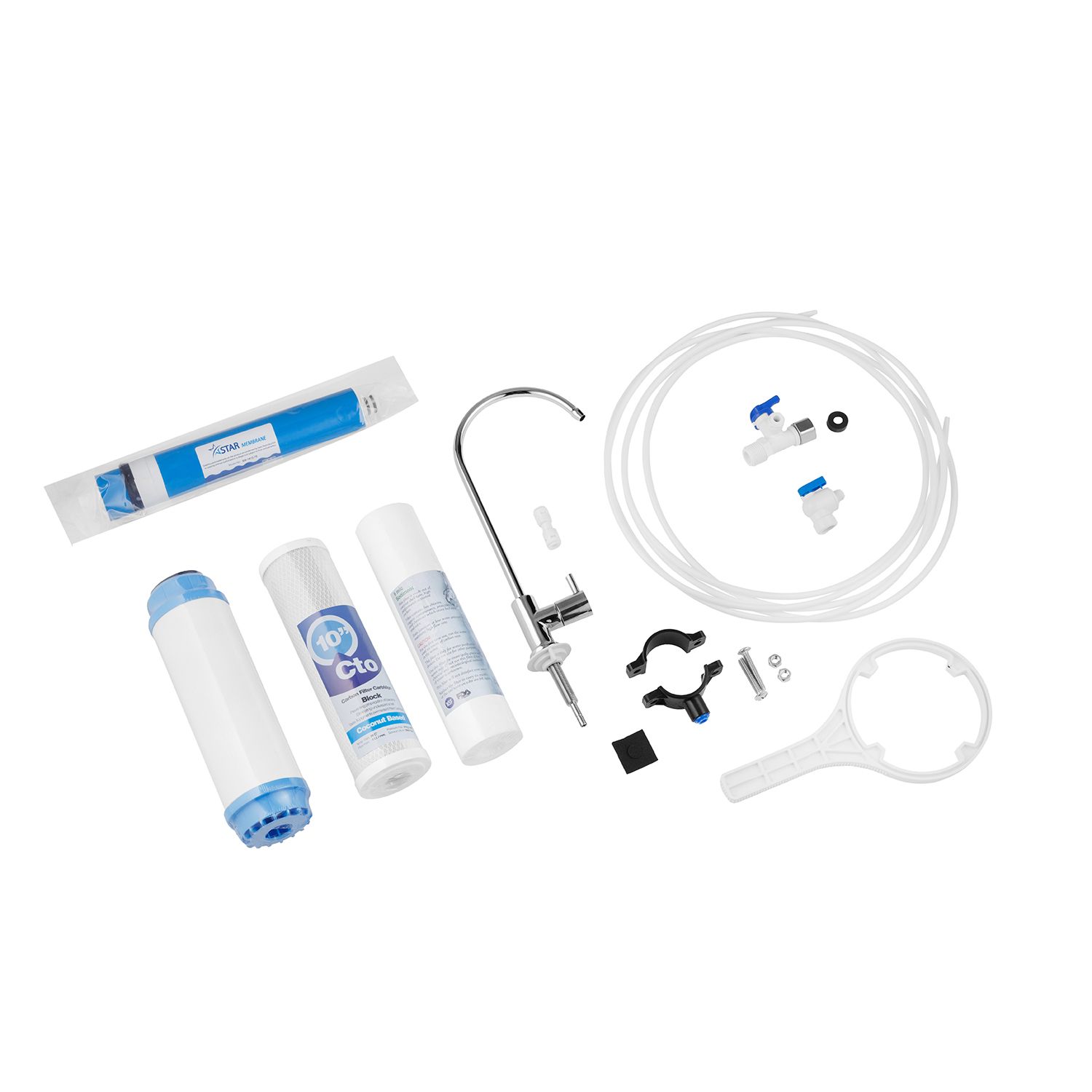 Система зворотного осмосу Нова Вода 3-04-ECO-H без помпи