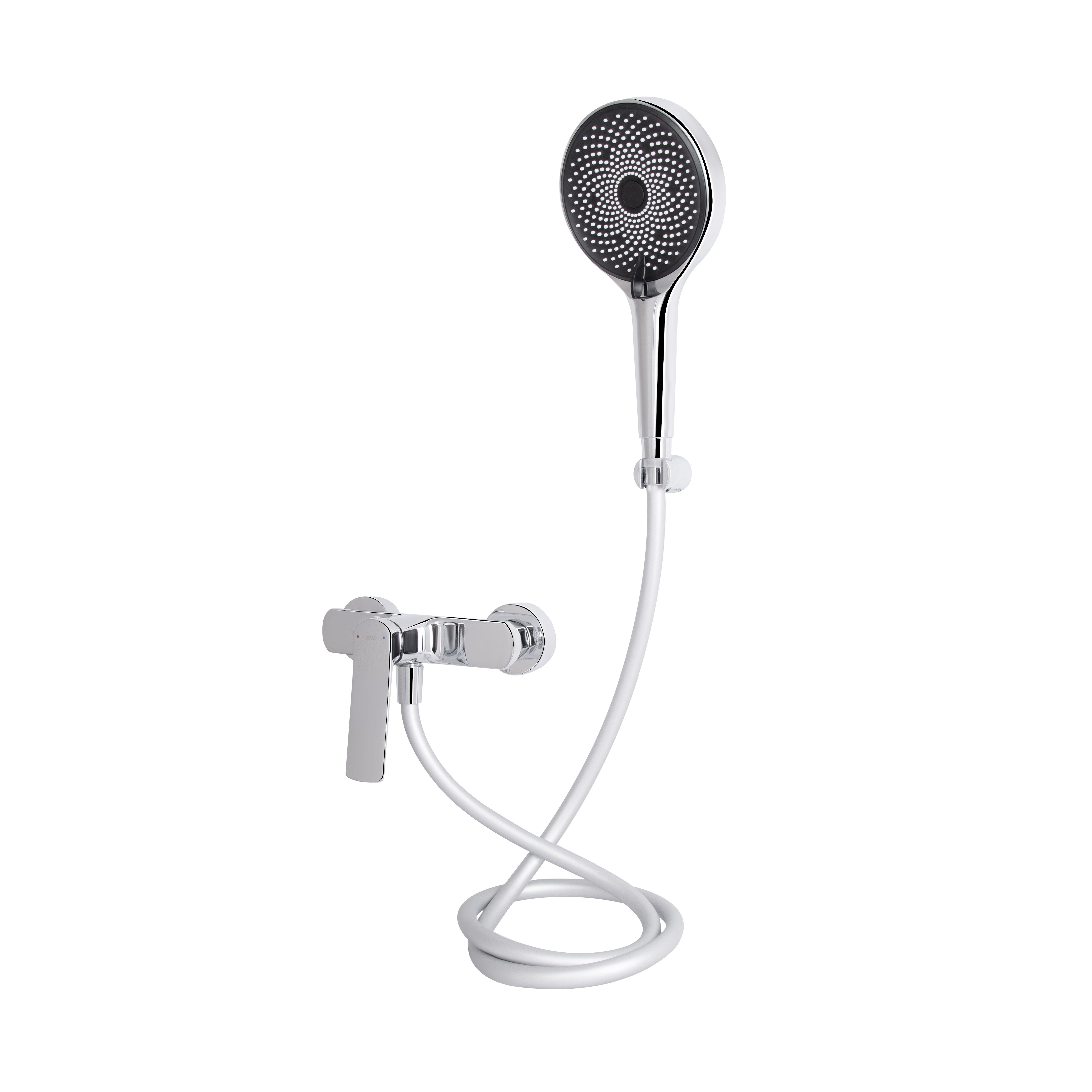 Змішувач для душу Qtap Slavonice з душовим гарнітуром QTSLV4042103C Chrome